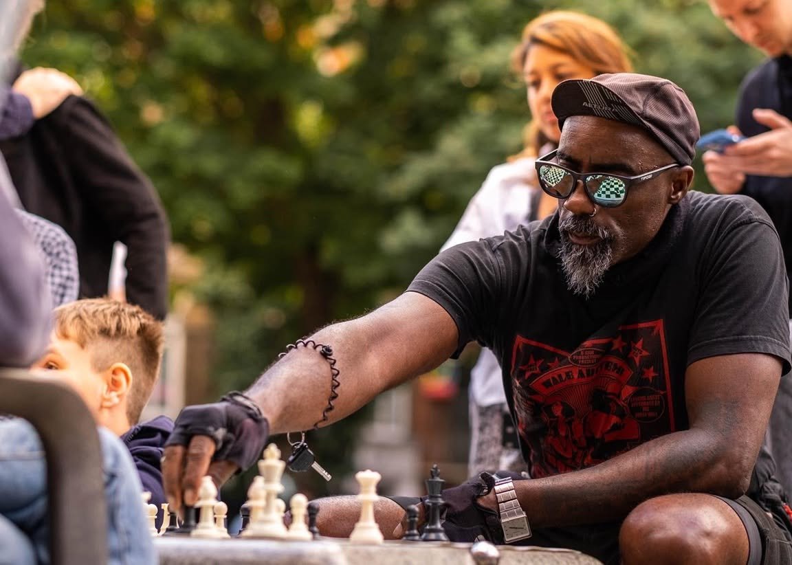 Chess in the Garden