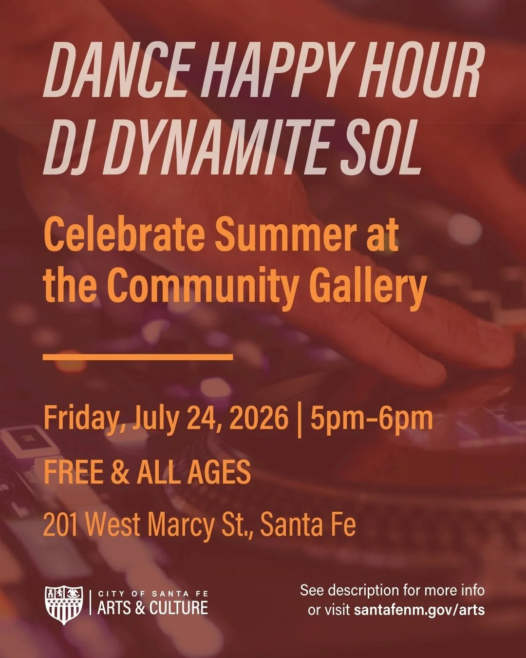 Happy Hour Dance Party with DJ Dynamite Sol 