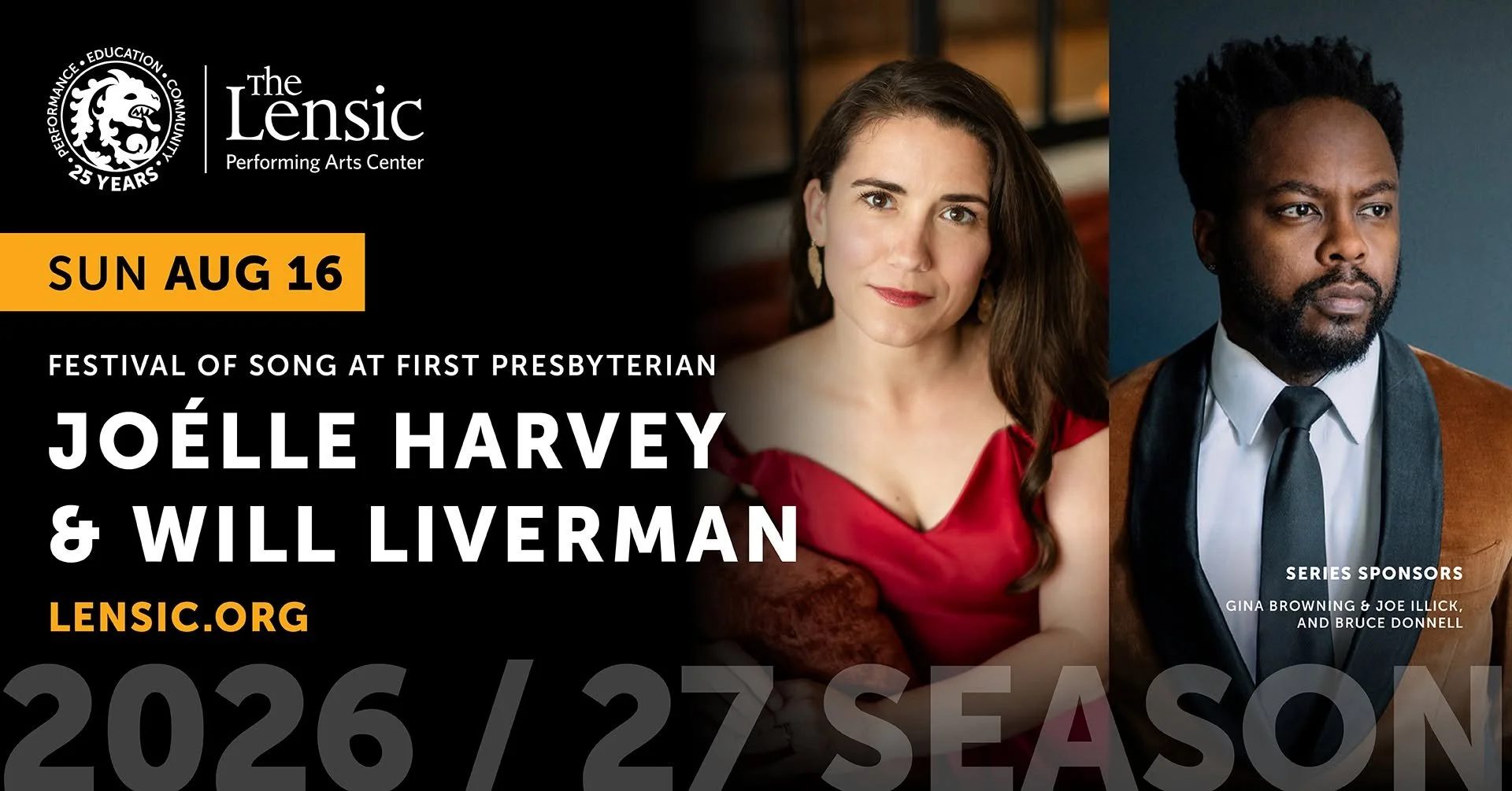 Festival of Song: Joélle Harvey & Will Liverman