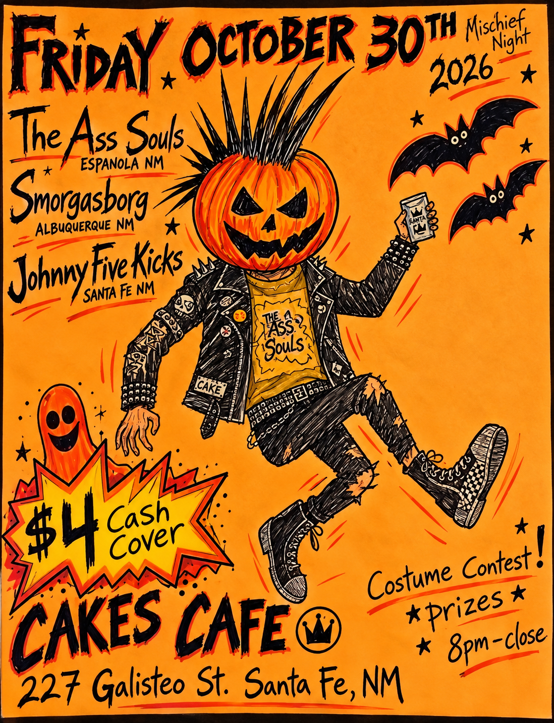 Mischif Night at Cake's Cafe 