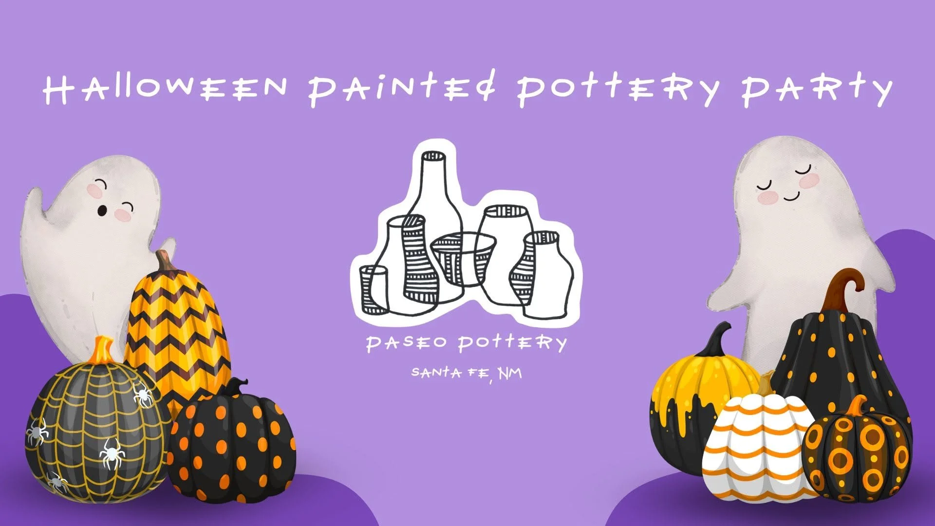 Halloween Painted Pottery Party 