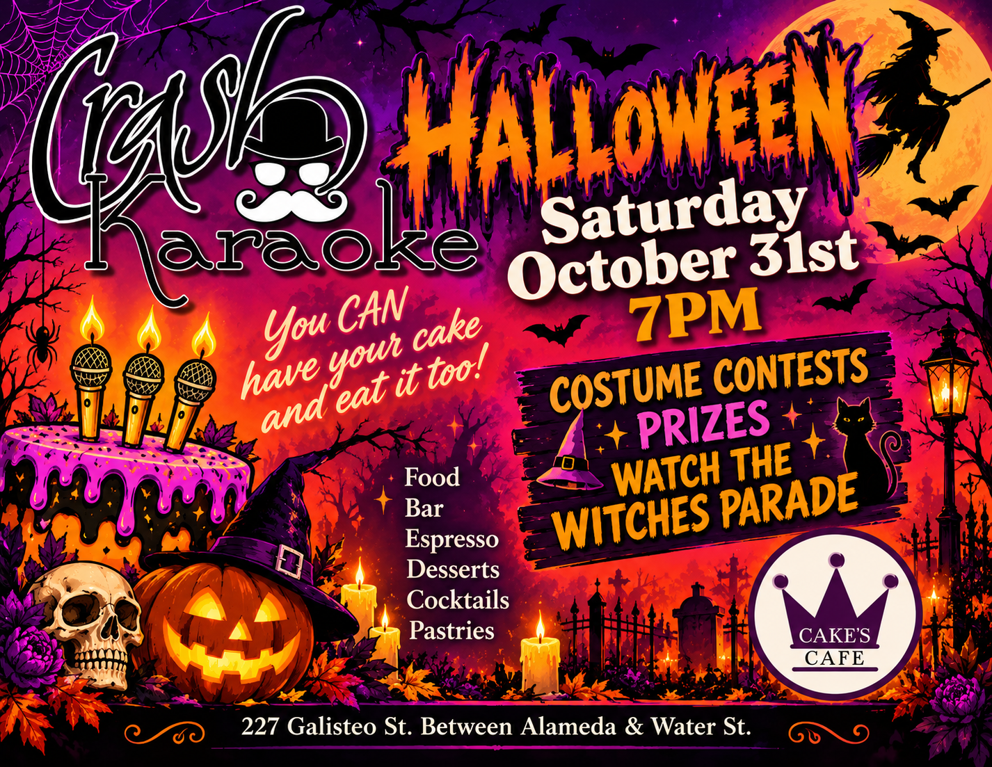 Karaoke Halloween at Cake's 