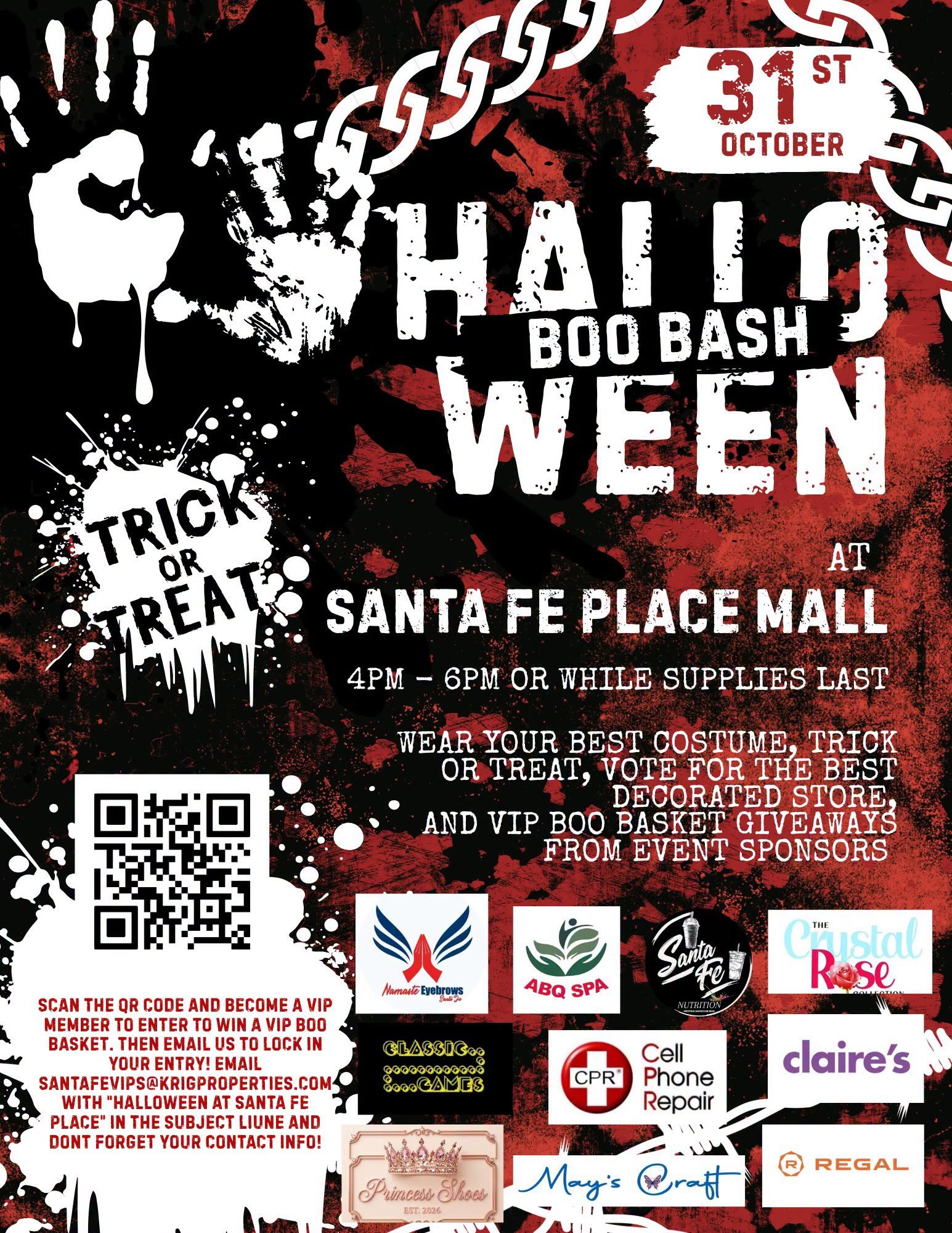 Halloween Boo Bash at Santa Fe Place Mall 