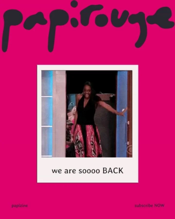 🐦 un petit oiseau est venu me dire &agrave; l'oreille que le PAPizine &eacute;tait de retour et qu'un bon de 5&euro; de r&eacute;duction sur toute la collection PAPI ROUGE &eacute;tait disponible 💌
Elle est distribu&eacute;e DEMAIN (1er mars) ! - n