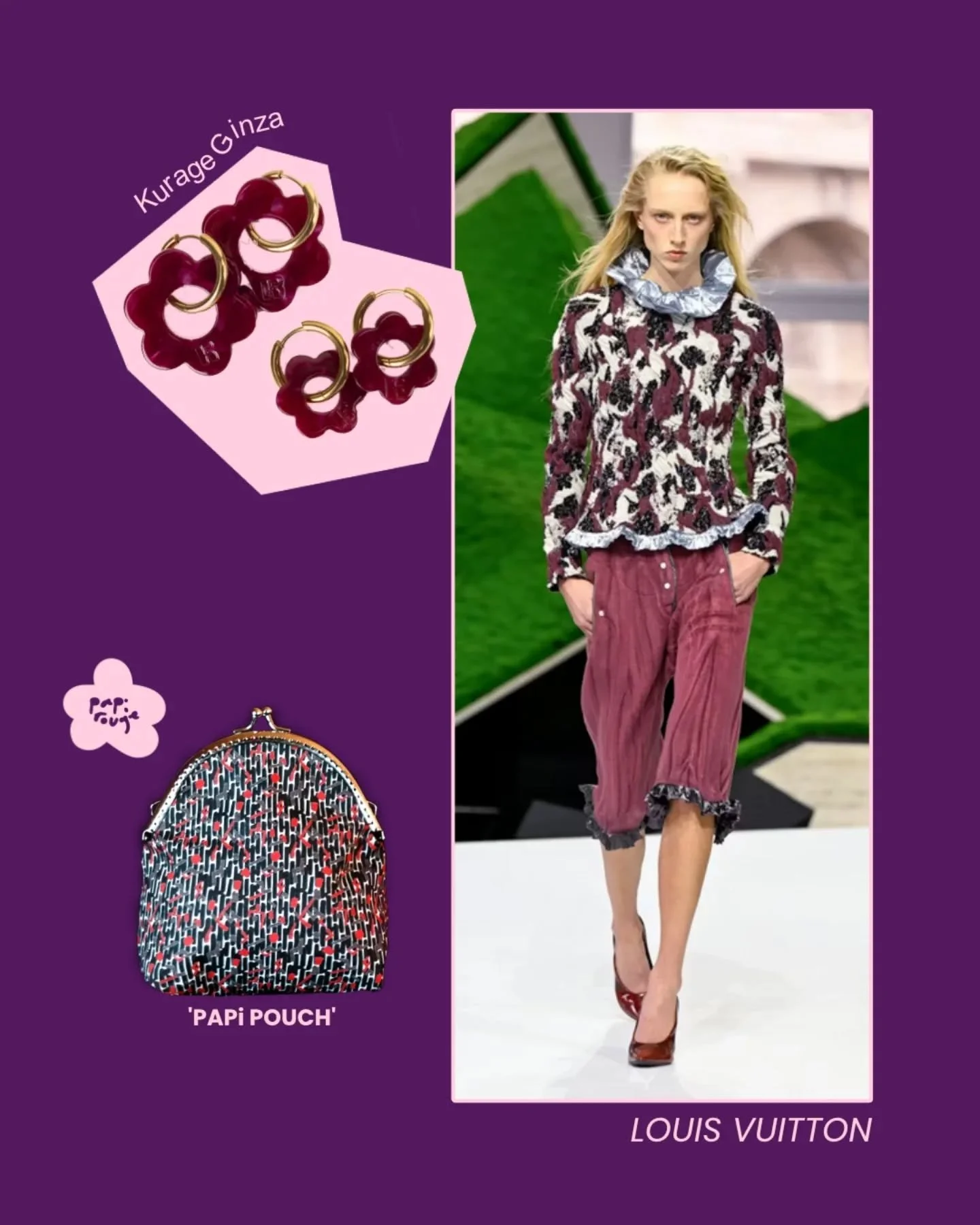 📸 PAPi ROUGE meets fashion ✨
La fashion week s'est termin&eacute;e il y a quelques jours, et je vous ai concoct&eacute; une s&eacute;lection mix &amp; match de ce que j'ai aim&eacute; sur les catwalk avec les derni&egrave;res sorties de la collectio