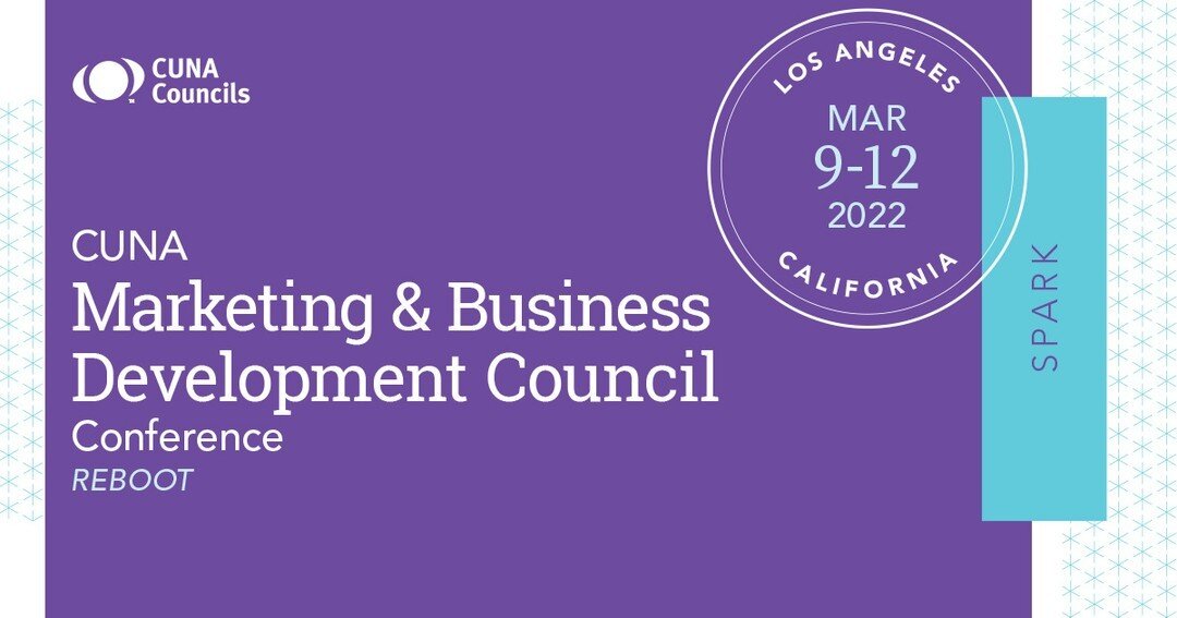 We can't wait to meet in LA March 9-12! As a proud sponsor of CUNA #MBDCouncil we're already driving growth for #creditunions like yours by developing digital marketing strategies to increase membership and loan acquisitions. Learn more: link in bio