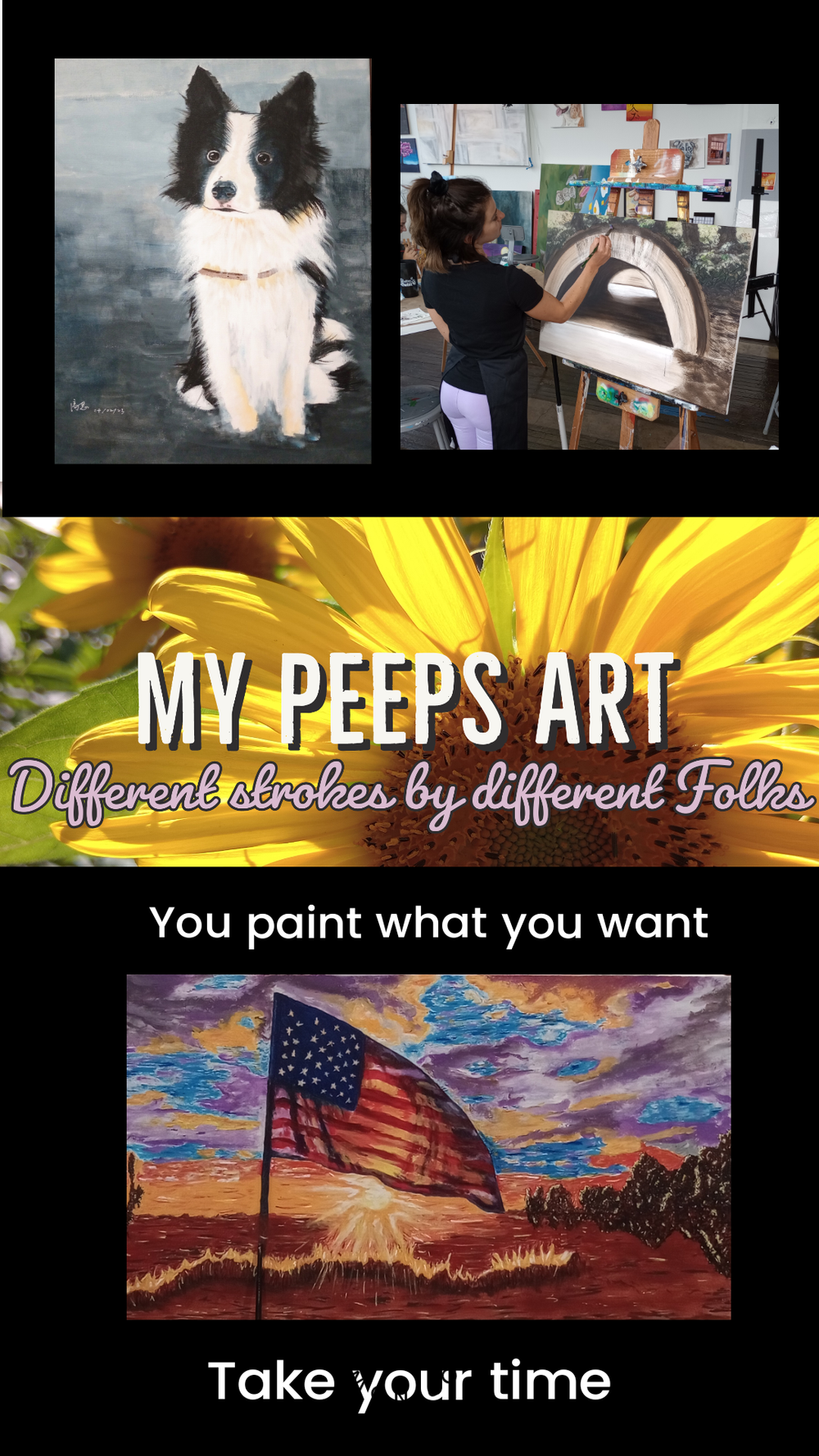 Paint and Sip, art studio, painting class, Artist, Artist for hire