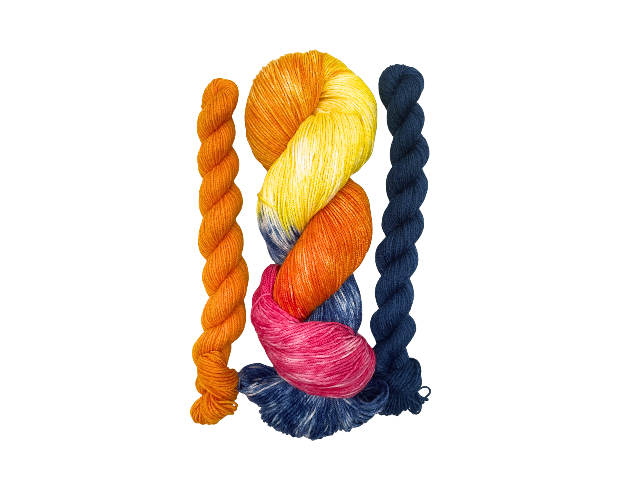 Home of the Astrodome- 70/30 Wool/Nylon Fingering Full Skein & 2 Mini Set