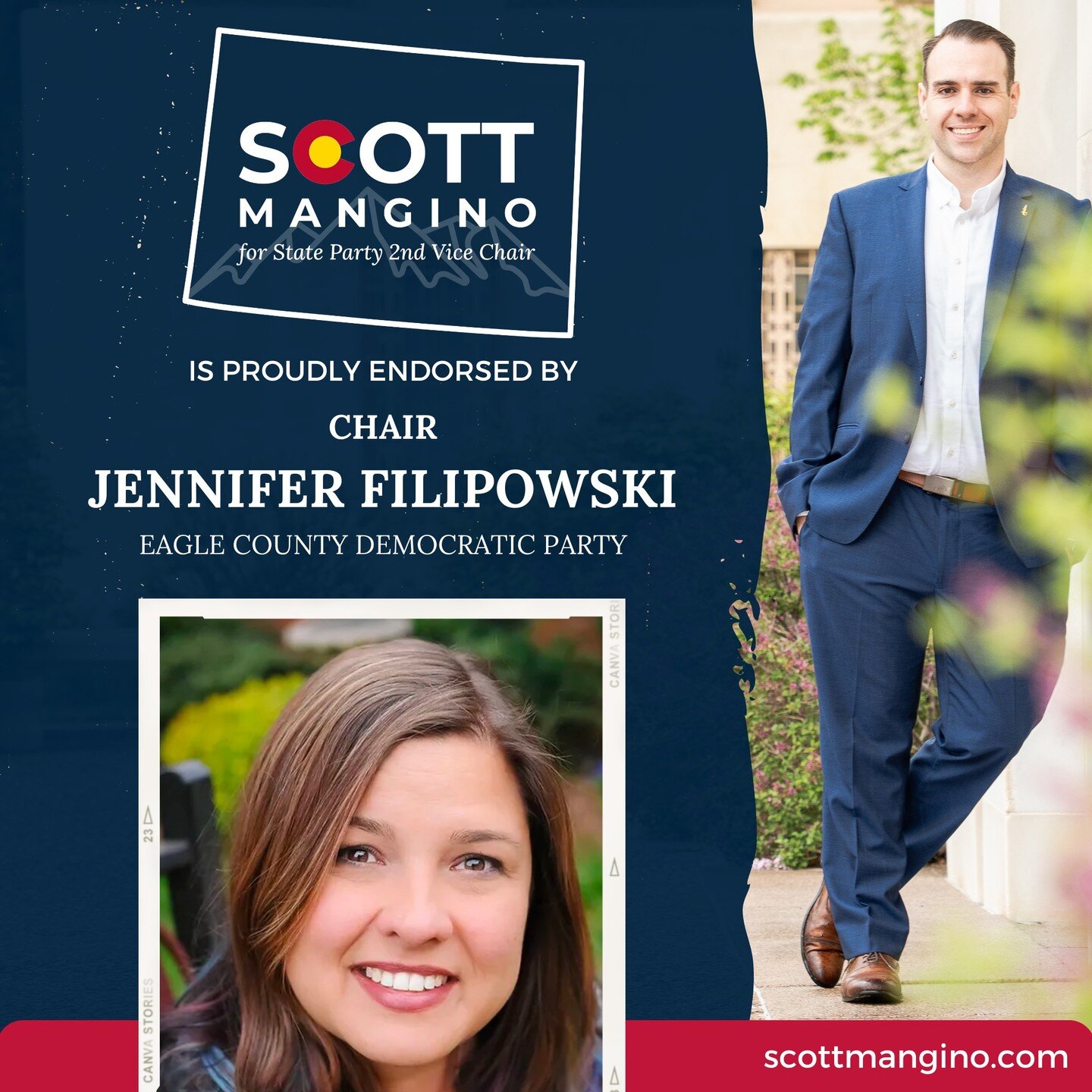 Organizing &amp; developing a talent pipeline in our mountain communities has been a staple of my campaign. I'm so thrilled to have the support &amp; endorsement of @eagledemsco Chair @jenfa01. I can't wait to get to work with her &amp; the rest of t