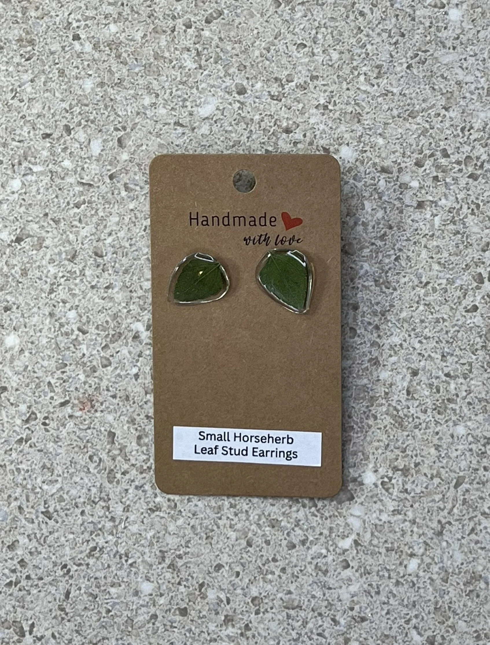 Small Horseherb Stud Earrings