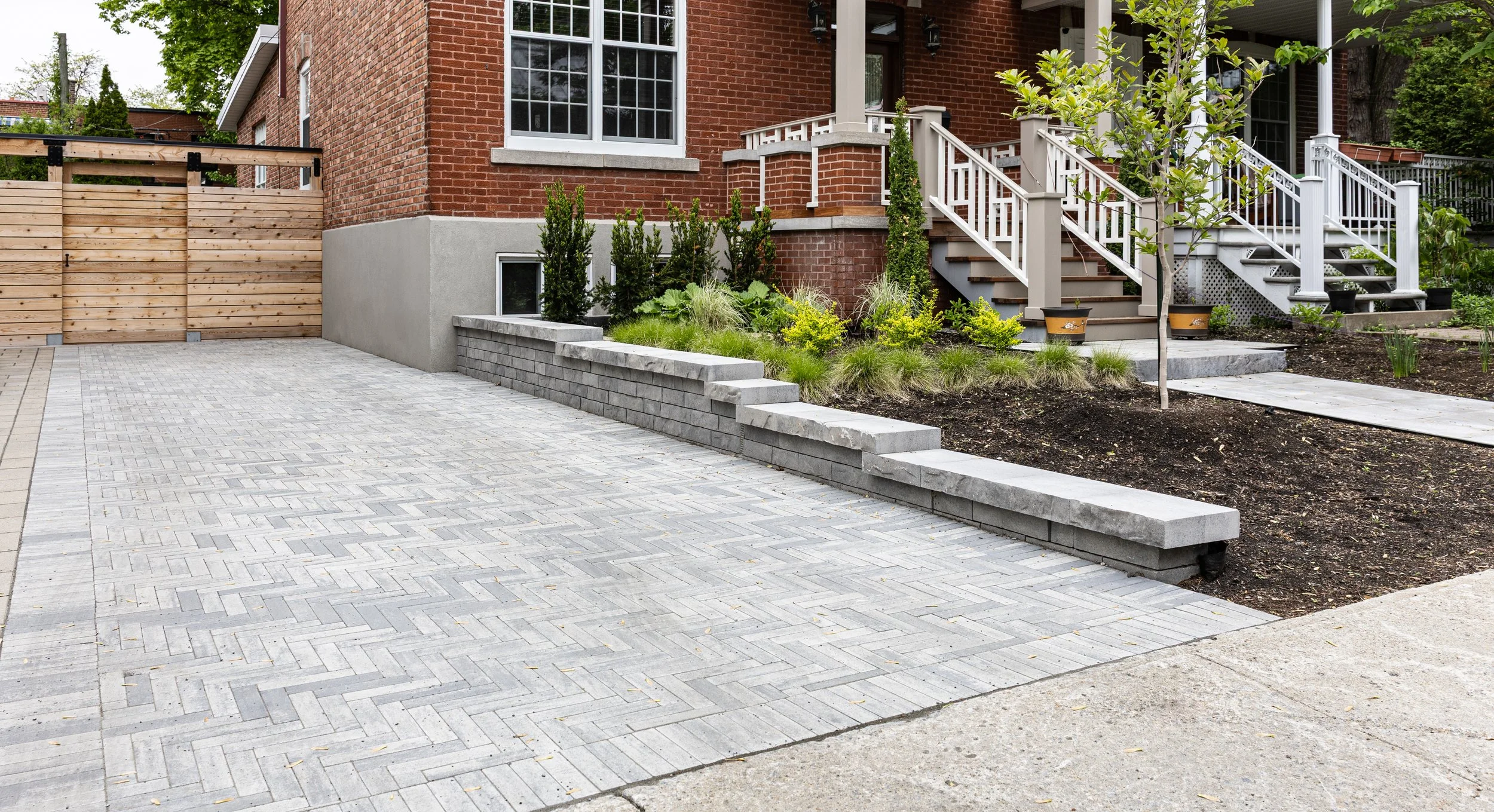 Walkway installation in Bear Delaware by Studio G Interior Spaces & Outdoor Living