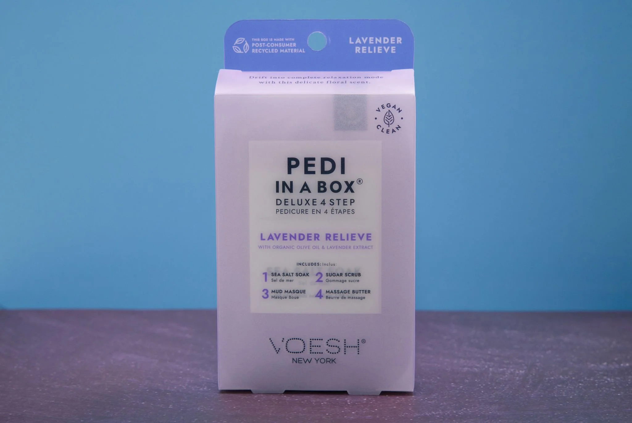 Pedi in a Box: Deluxe 4 Step Lavender Relieve
