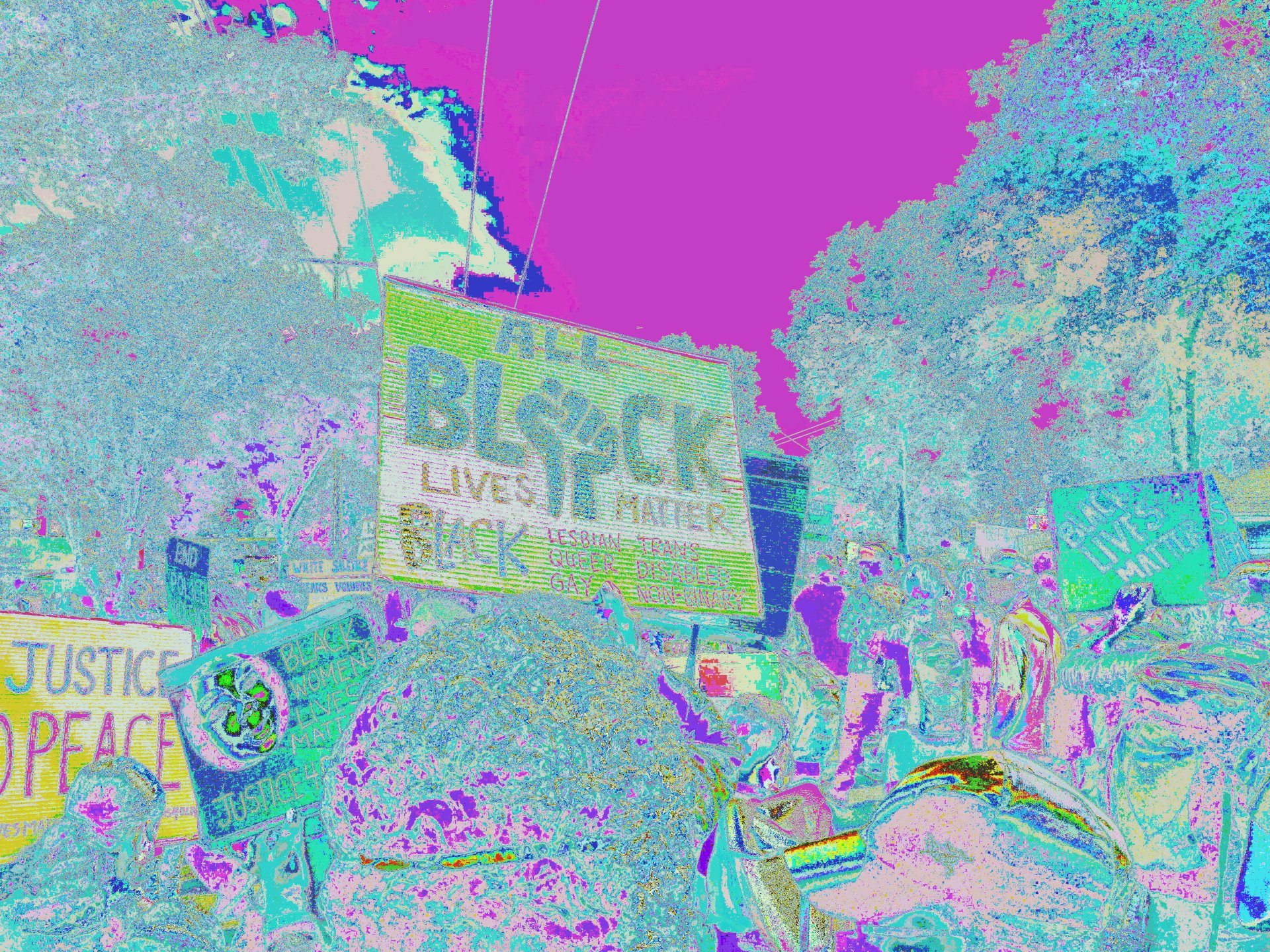 "All Black Lives Matter", BLM Seattle 2020