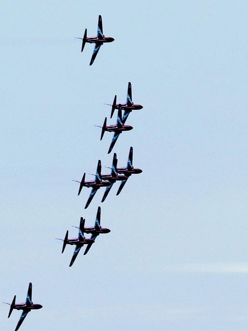 Red Arrows At Ayr Show - Jan MacNeil (Prints 3rd, Division 2)