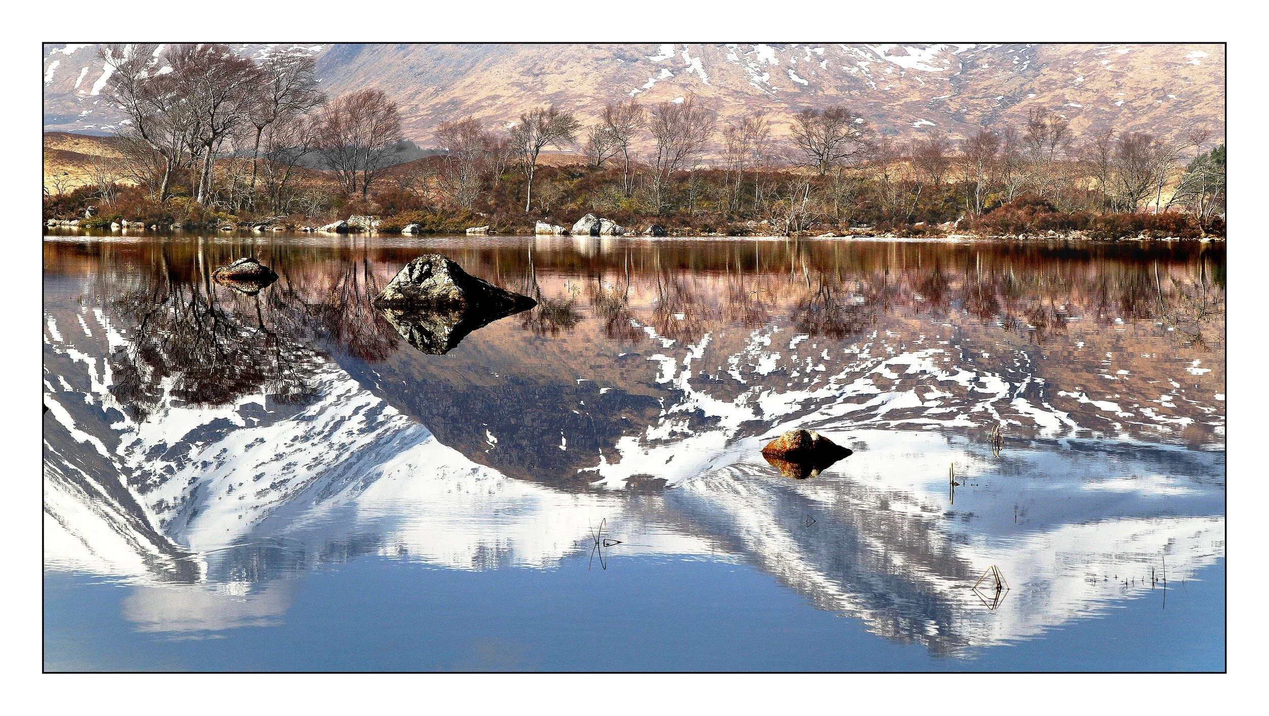 Reflections On Rannoch Moor by Donald Parsons - Highly Commended Division 1 Prints