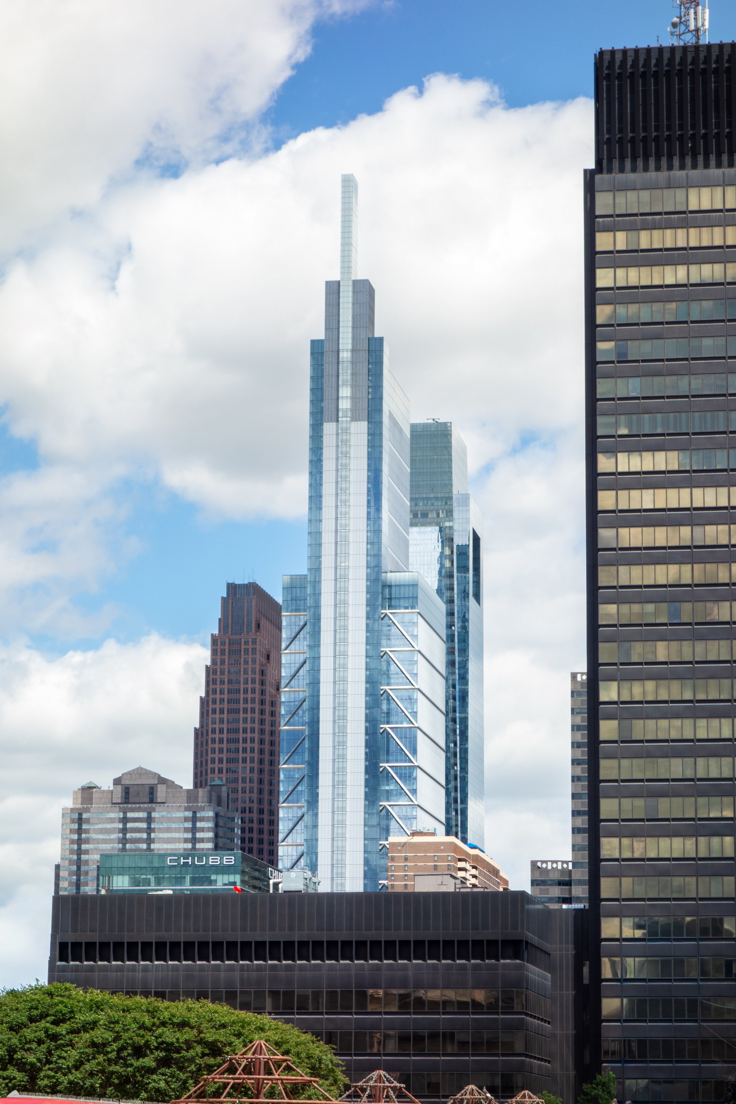 The tallest building in the Western Hemisphere outside of NYC and Chicago
  - Comcast Technology Center, Philadelphia, Pennsylvania
