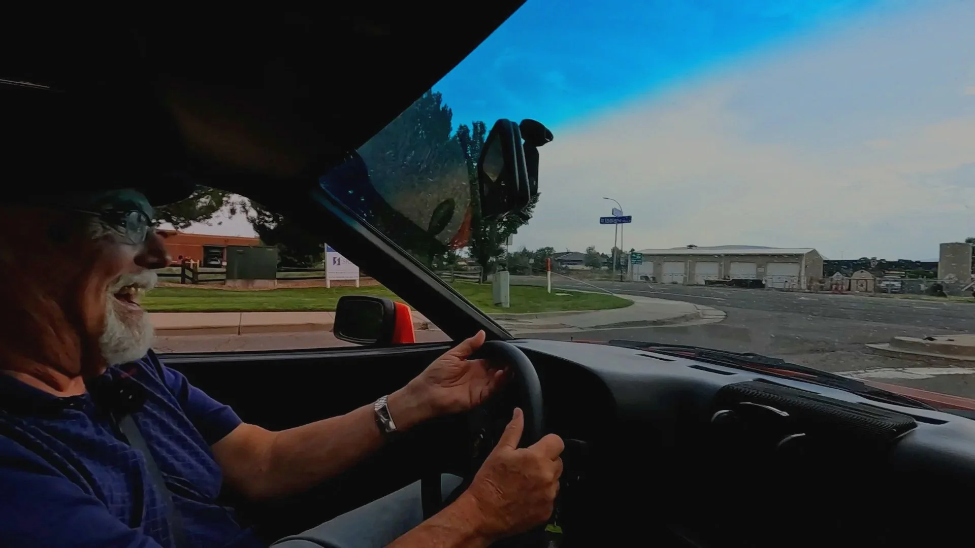 Launching a Porsche 924 gives nothing but smiles when Karl drives