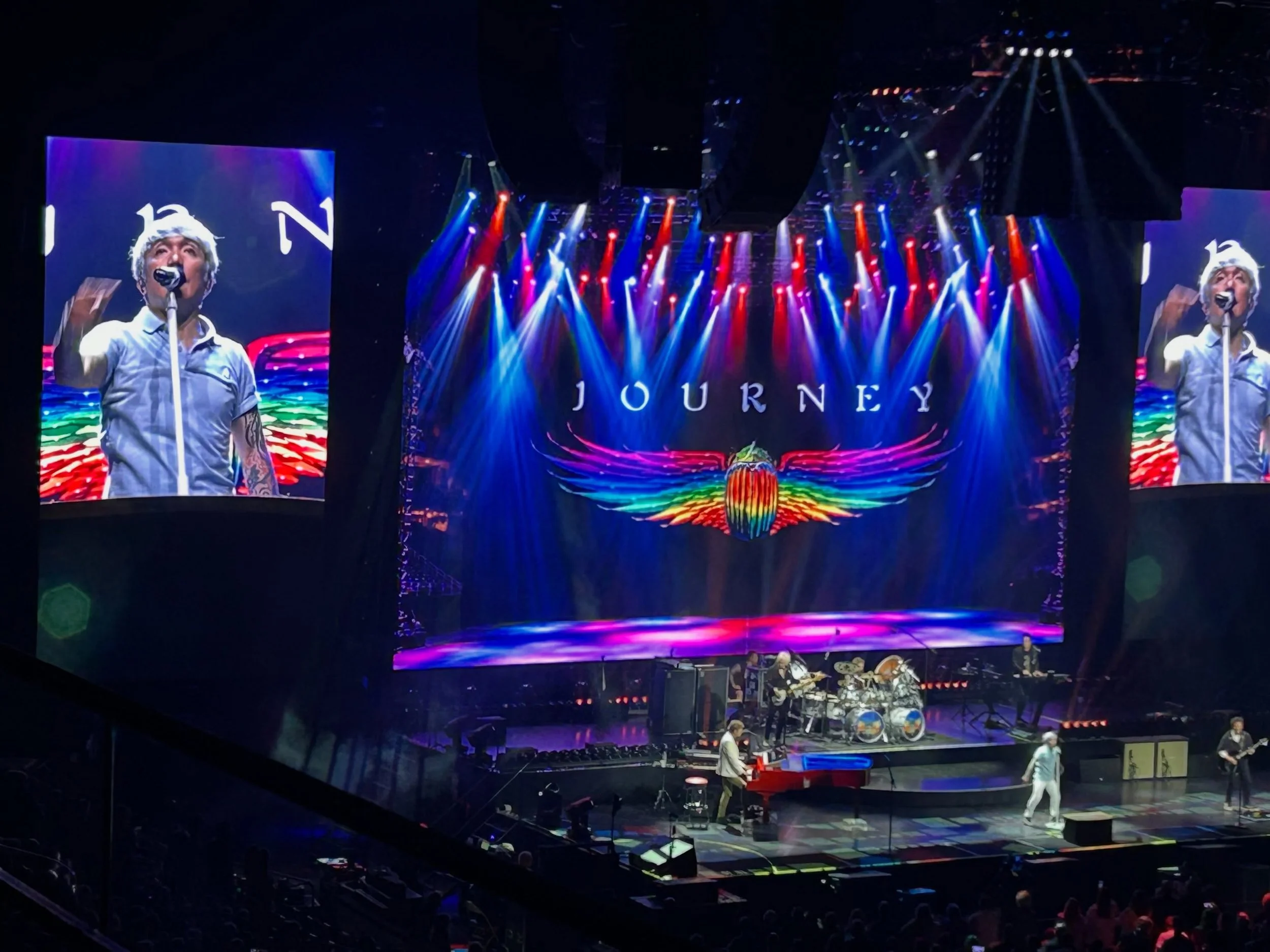 We had a great time watching Journey perform on their Last Frontier concert tour last night.