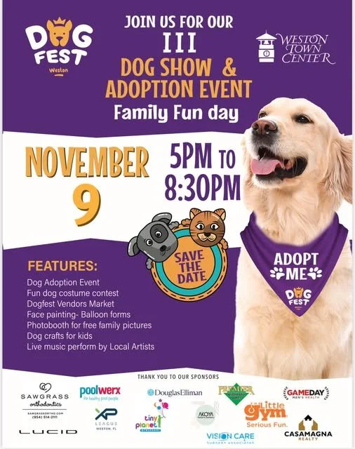 Dog Show at the Weston Town Center 