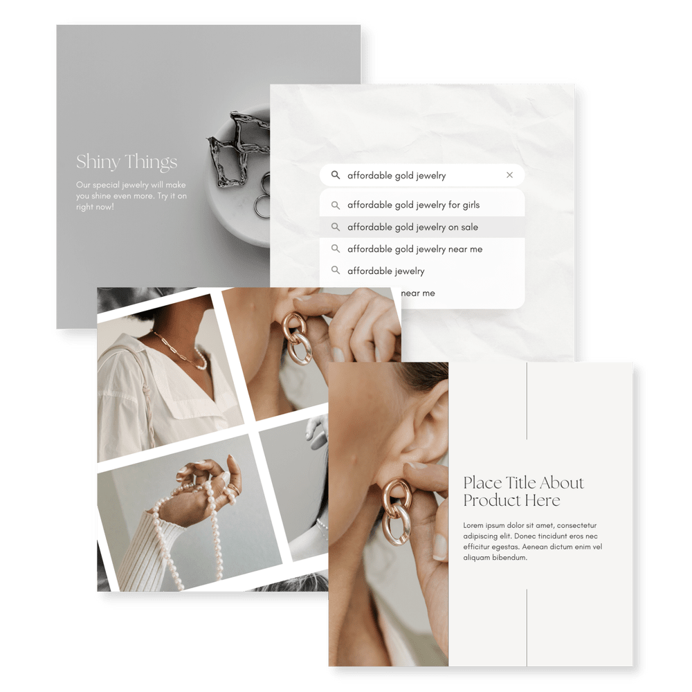 Minimalist Website Template FORWARD FEMALE®