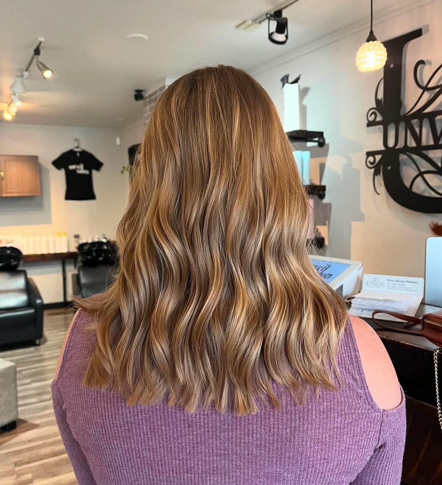 Sun-kissed balayage by Janell! 🌞