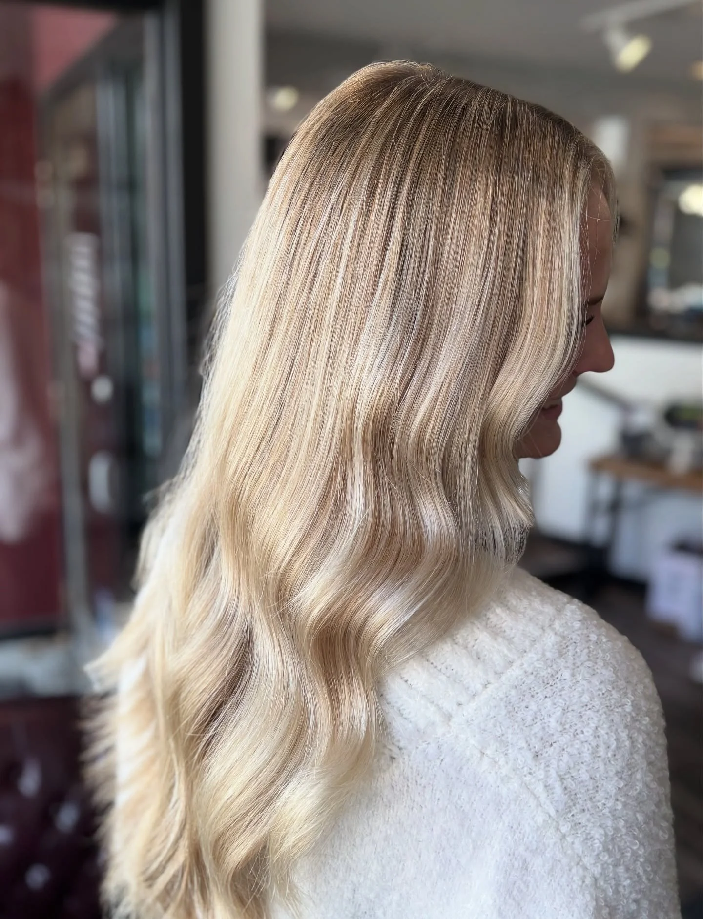 The soft blonde of your dreams!💞Hair by Bella. ✨
