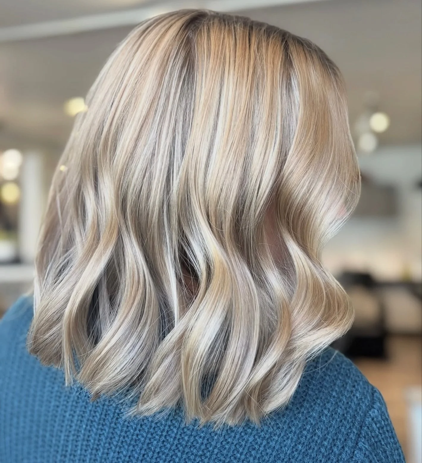 Blonde bob season 💖 Color &amp; cut by Bella! 🤍