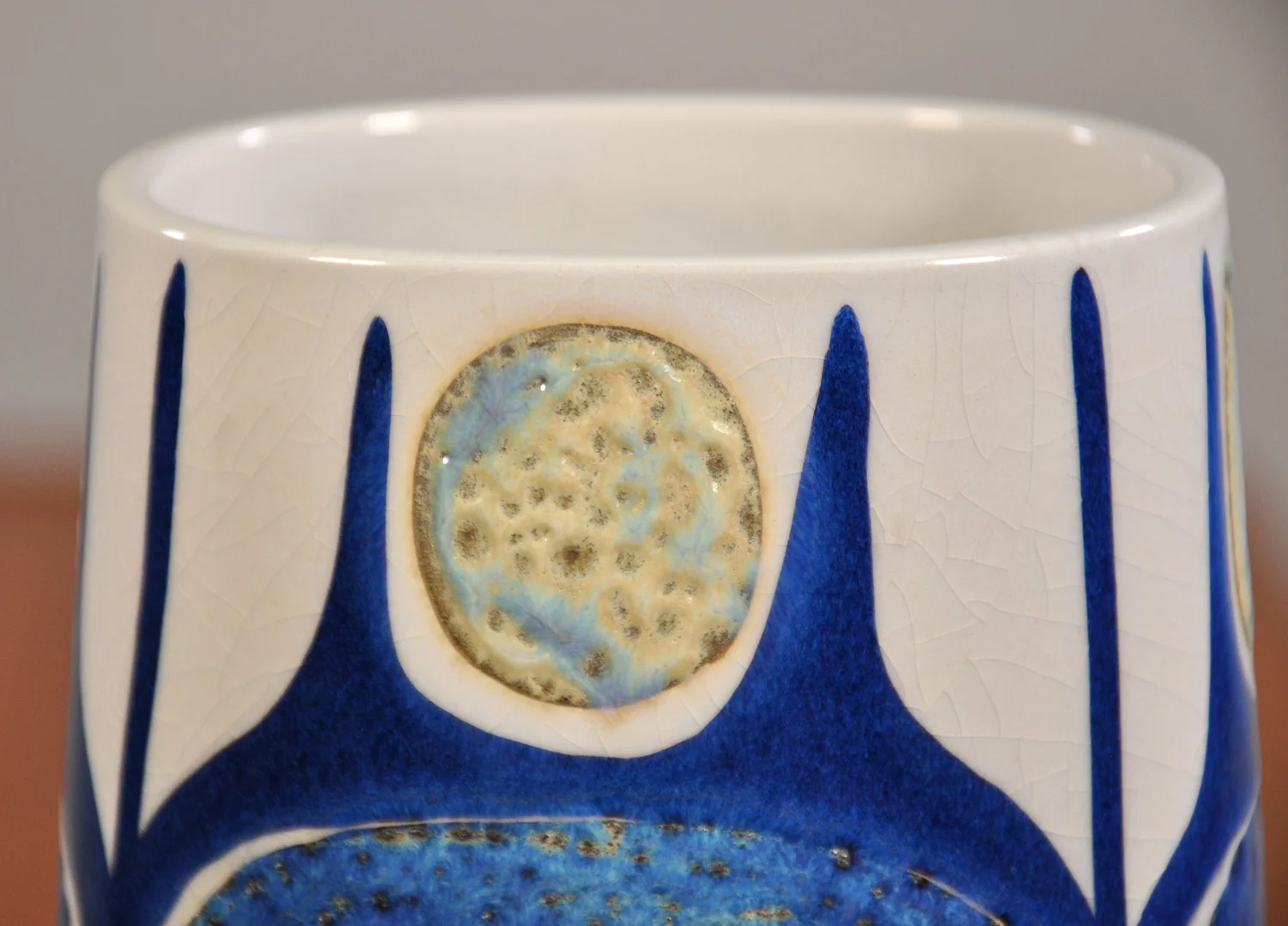 Royal Copenhagen Tenera Tall Ceramic Vase by Inge-Lise Koefoed