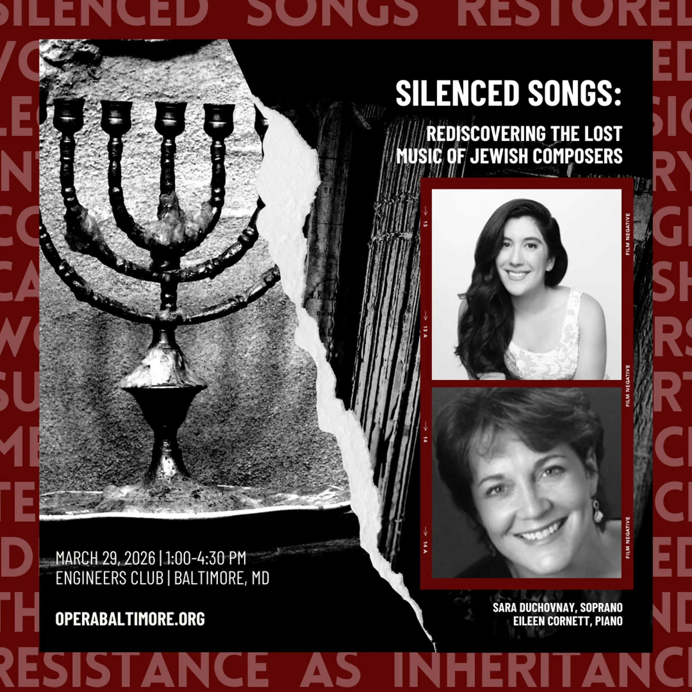 Silenced Songs: Rediscovering the Lost Music of Jewish Composers