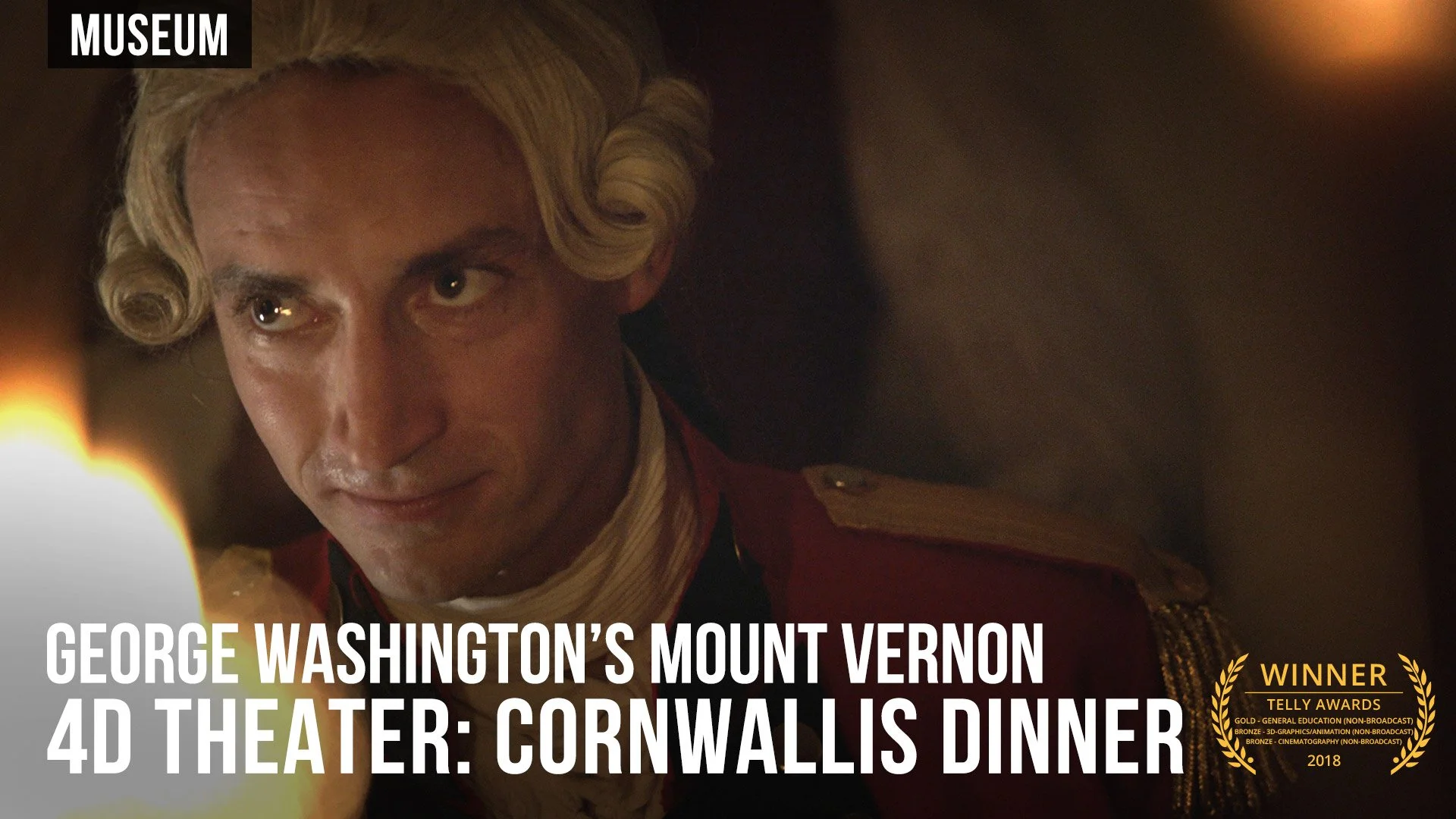 George Washington's Mount Vernon - 4D Theater: Cornwallis Dinner
