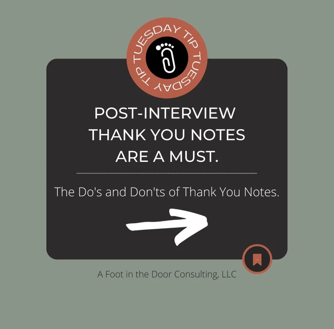 While not sending a thank you note may not be a deal breaker, sending one can be a sure way to show continued interest in and relevance to the role. For maximum impact, send within 24 hours and follow these 4 steps.  Click link in bio for a full, dow