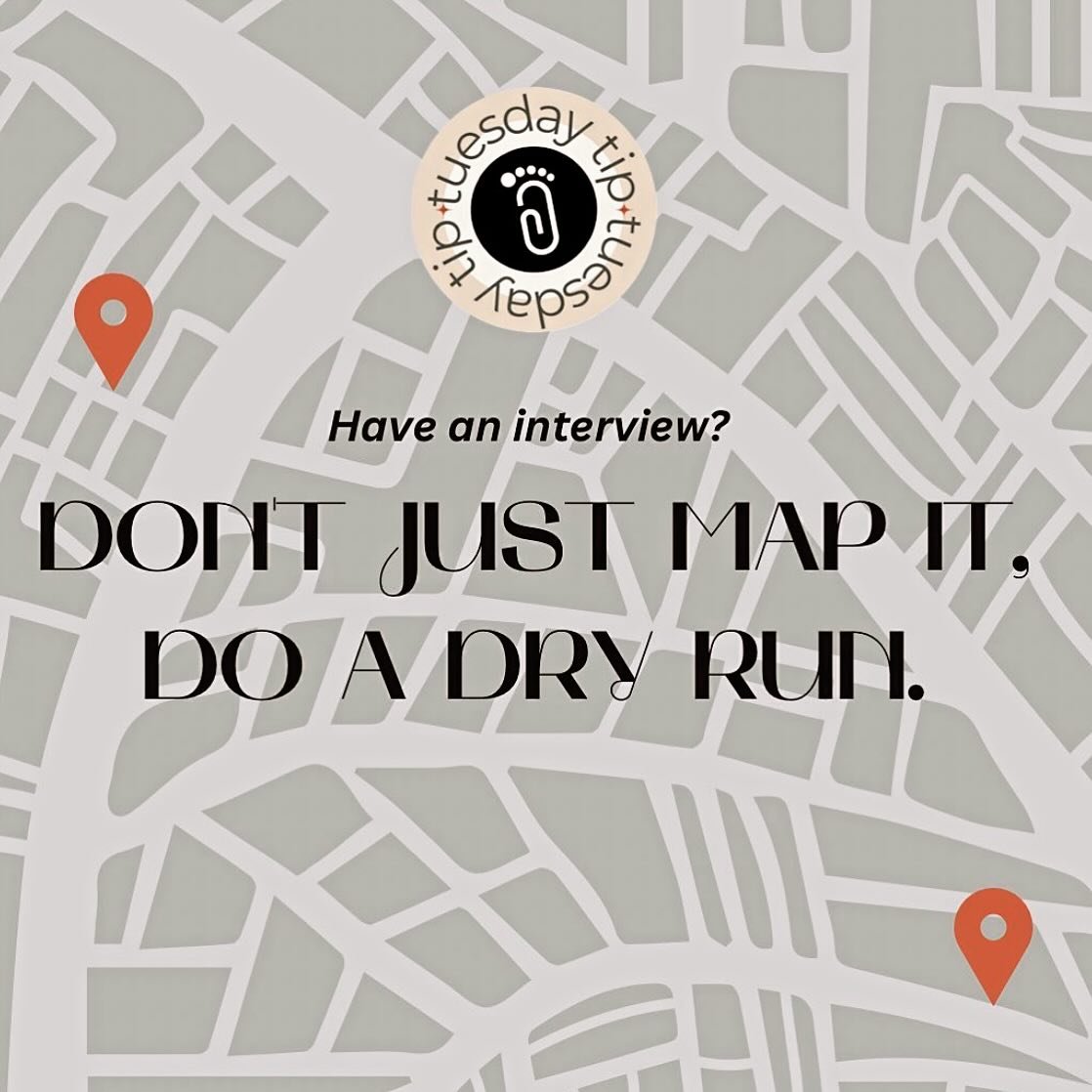 Don&rsquo;t start off on the wrong foot by arriving late or feeling frazzled. Prep is more than just practicing questions. No matter if you&rsquo;re driving, walking, or taking the train learning about construction, a detour, the parking situation or