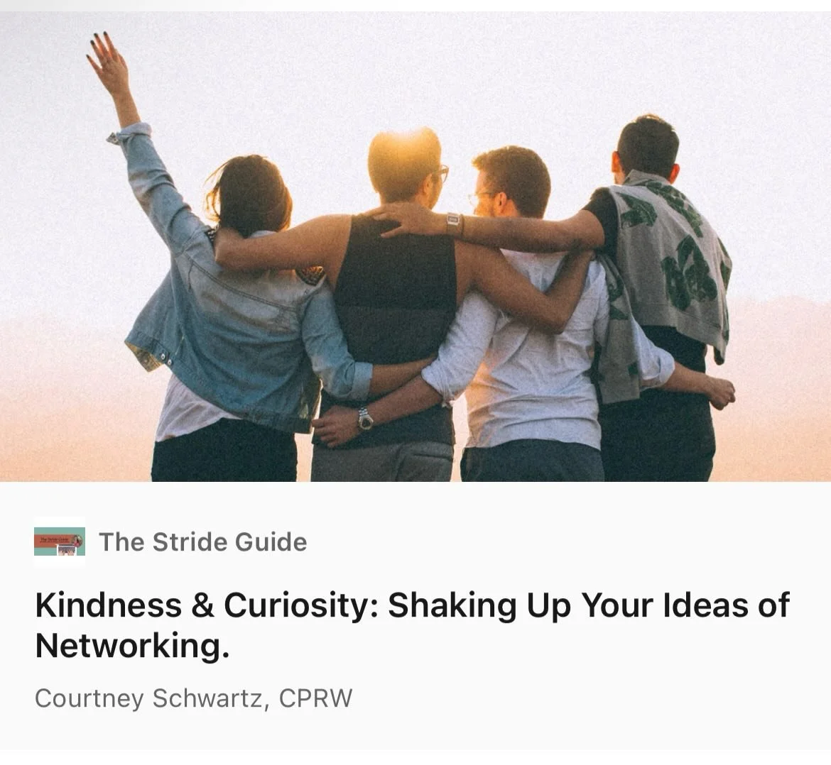 Kindness and Curiosity. 
We don&rsquo;t just need it so badly right now, it is THE fuel of a truly strong network.  And it&rsquo;s so much easier than the transactional process we all know and hate. 
 
Click link in bio for easy steps, candid example
