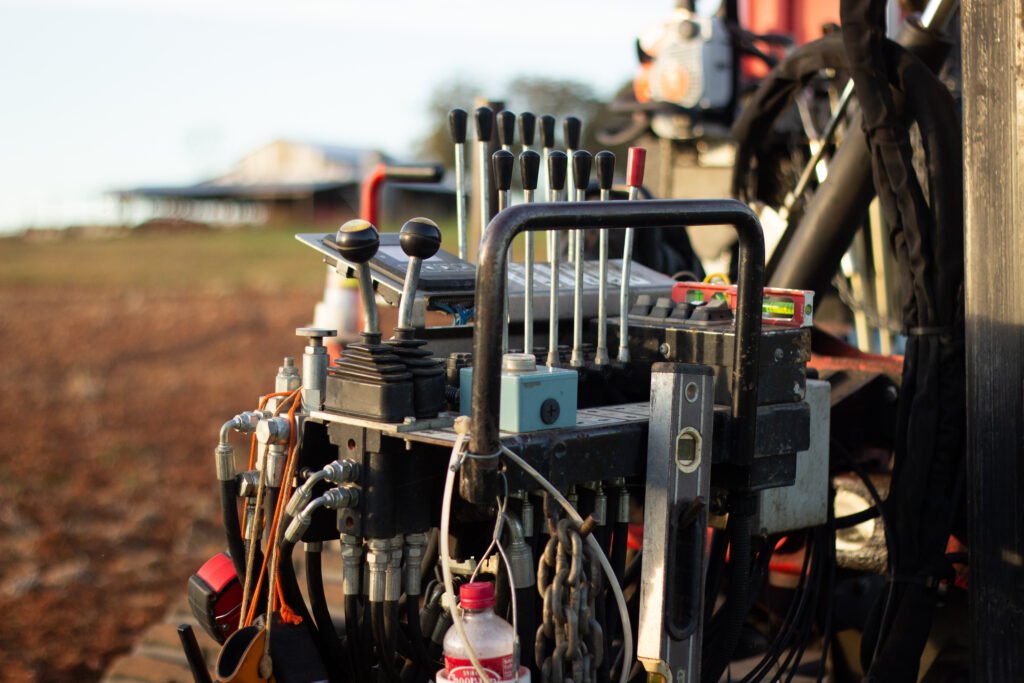 The logging machine pictured with intimate details like Ryan's favorite drink, a Cheerwine.