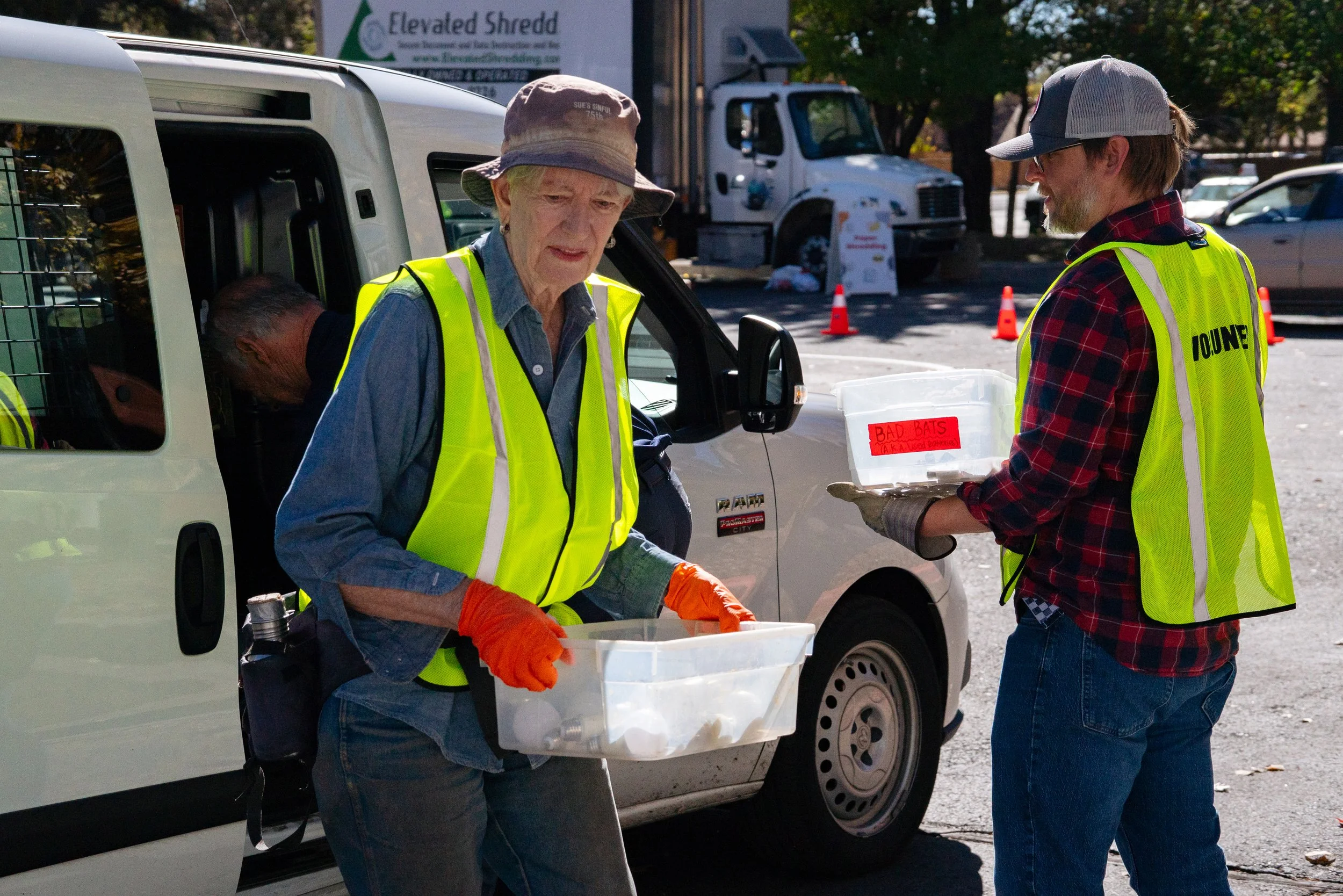 Volunteers at Drop-Off Day Event