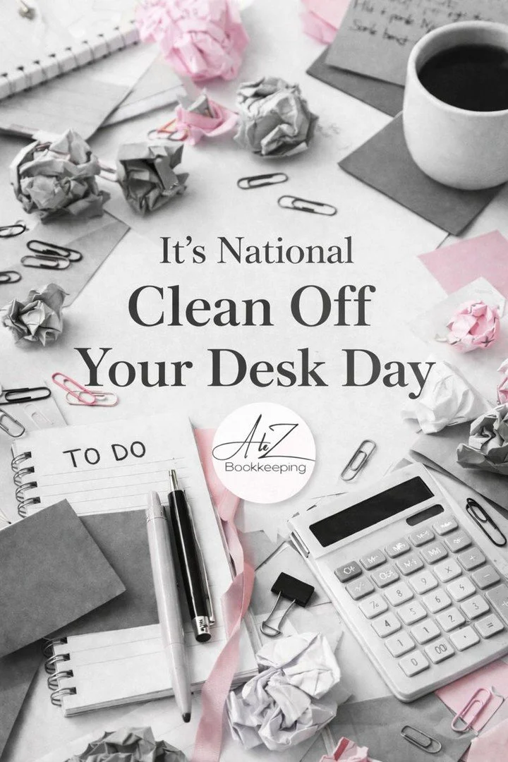It&rsquo;s National Clean Off Your Desk Day!

A clean desk won&rsquo;t fix everything, but it&rsquo;s a solid start.
Clear the clutter, reset your space, and give your brain a break.

Post your before-and-after desk cleanup and tag us.
Here's mine...