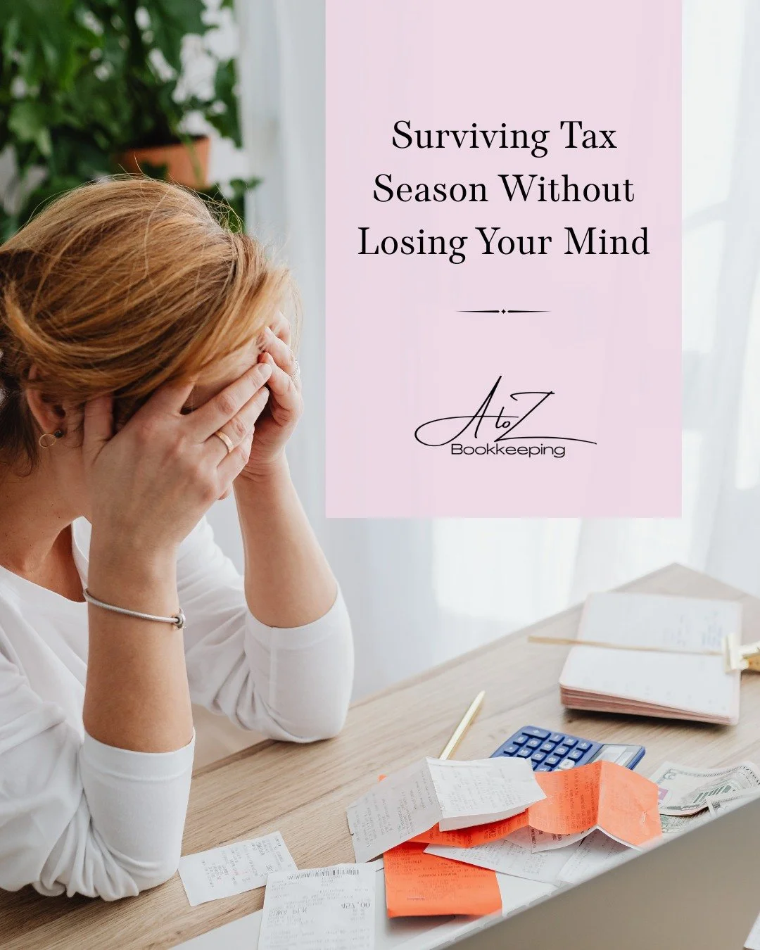 Tax season should not feel like a crime scene made of receipts.

Our newest blog, Surviving Tax Season Without Losing Your Mind, breaks down why April gets chaotic for business owners &mdash; and how to make next year easier.

If you&rsquo;ve ever se