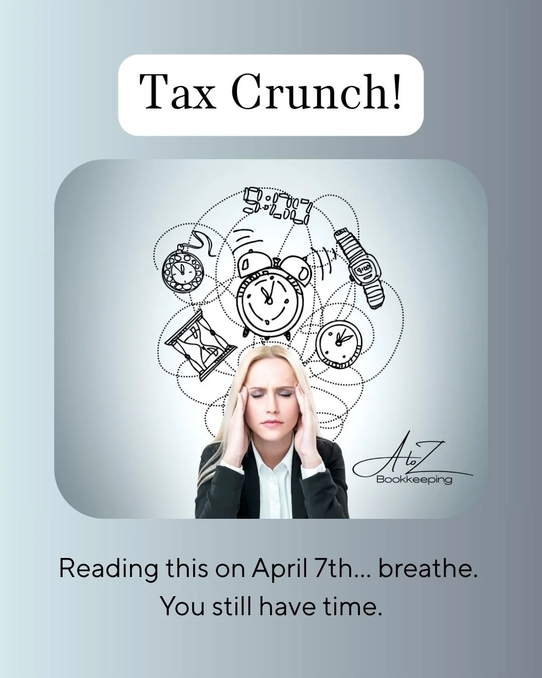 If you&rsquo;re reading this on April 7th&hellip; breathe. You still have time.

A few quick tips before the deadline:

☑️ Gather bank and credit card statements first

☑️ Don&rsquo;t panic about perfection

☑️ Ask questions instead of guessing

☑️ C