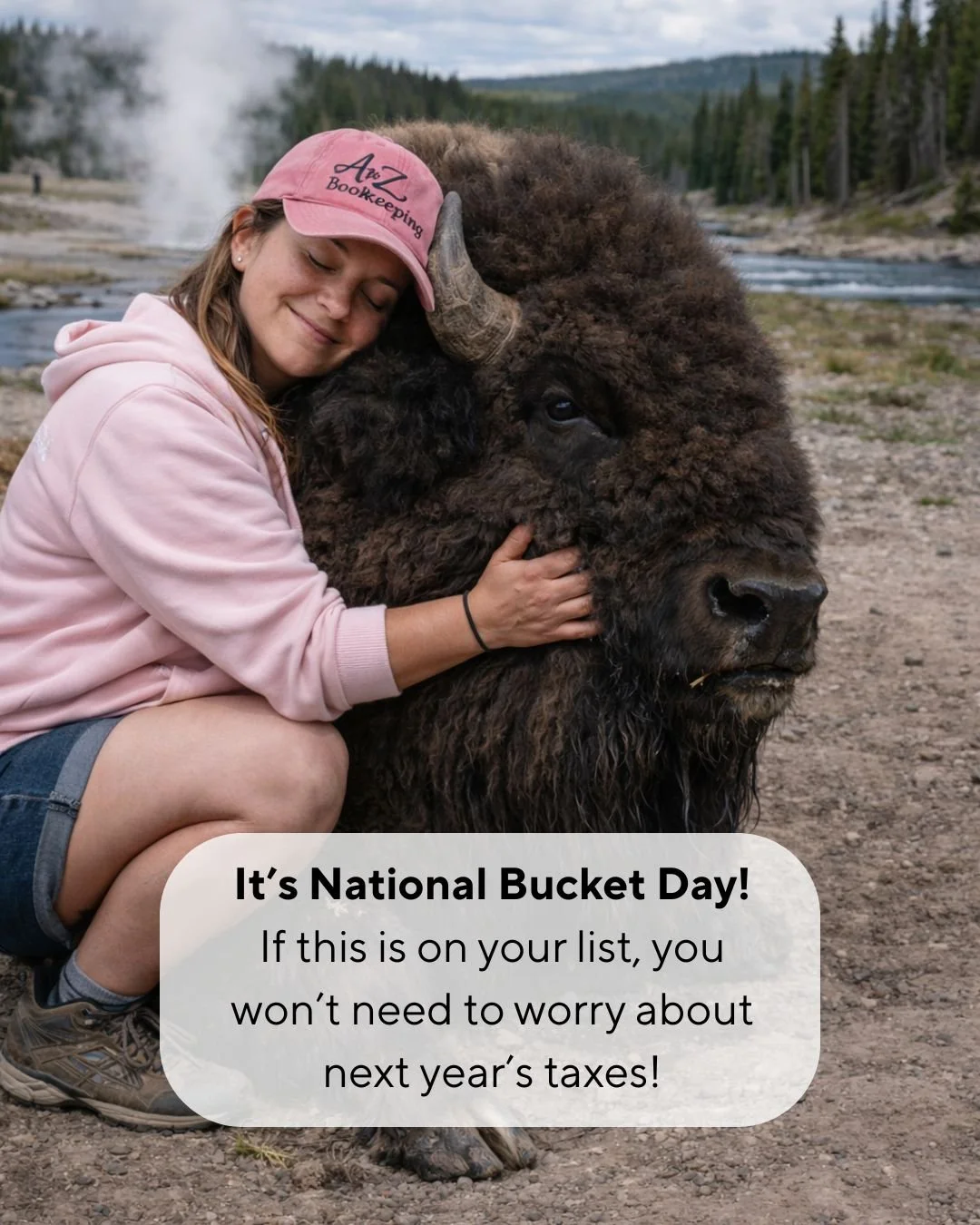 April 24 is National Bucket List Day! 🪣

A friendly reminder that life is not just deadlines, emails, and trying to remember where you parked.

A bucket list is simply the stuff you want to do before you kick the bucket. Big things. Small things. Ri