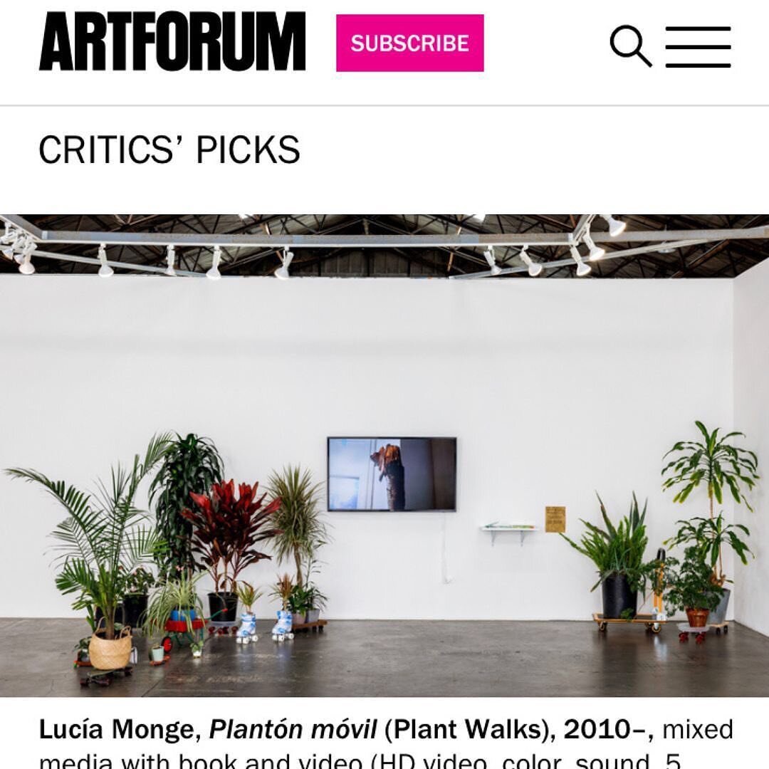 Repost&bull; @plantonmovil 

Three more days to visit the show &ldquo;Radical Propagations&rdquo; @18thstreetarts curated by Maru Garc&iacute;a @marugfe

Happy to be a Critic&rsquo;s Pick on Artforum with this write up by @halo.rossetti 

⏰🍀 ⏰🍀 ⏰🍀