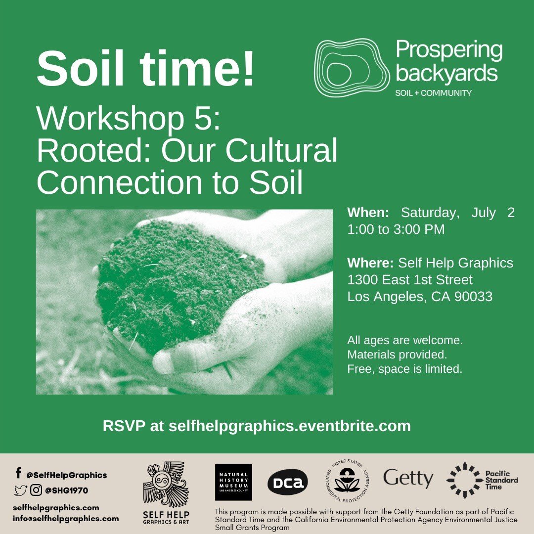 🍉🌽What types of foods connect you to rituals, tradition and community in your neighborhood? 

Join us for our final Soil Time workshop as we celebrate the essential role of soil in our lives through music, stories and art. 

Tina Calderon is a Cult