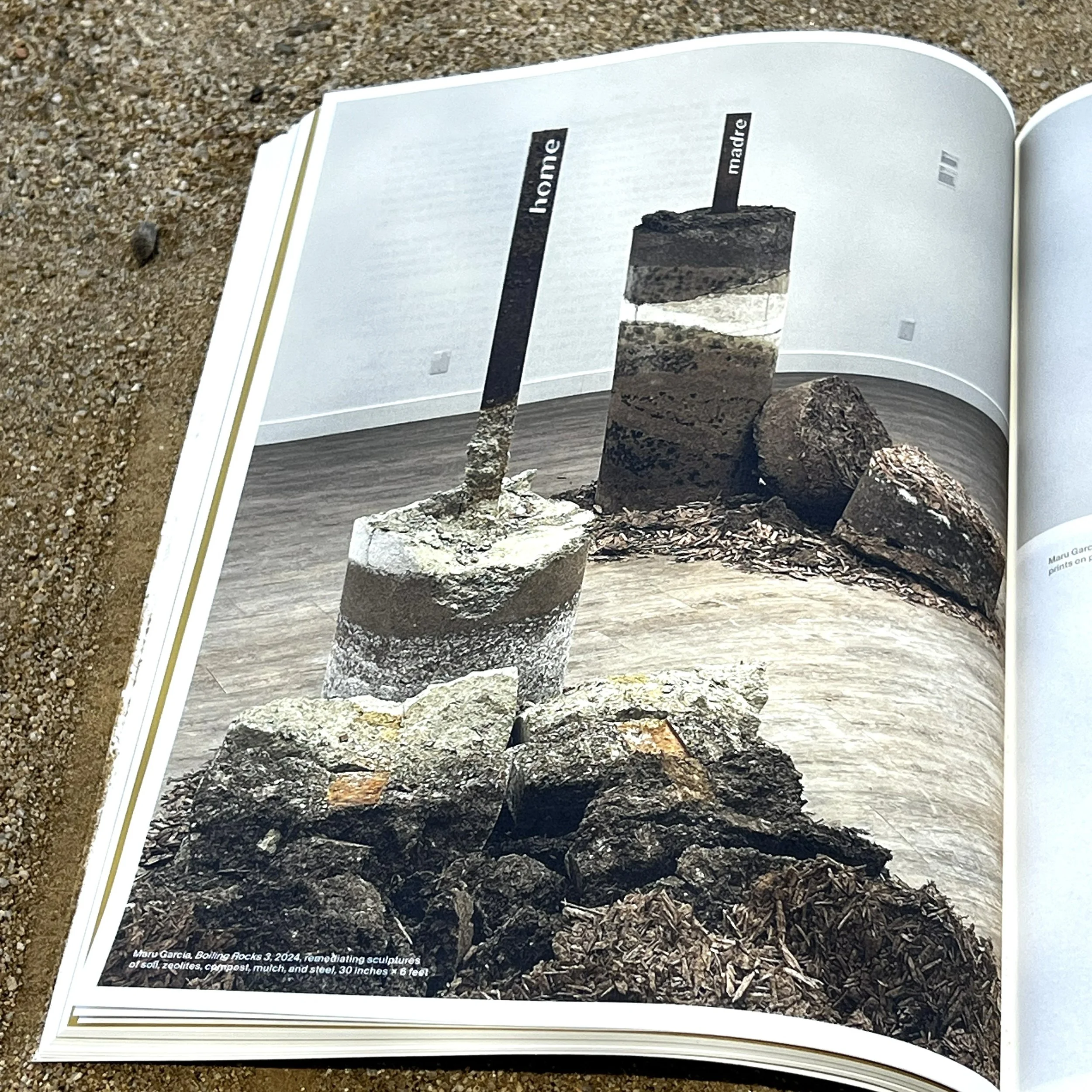 Very honored that my "Boiling Rocks" work and @prosperingbackyards project were included in the Soils Turn book published by @ecoartspace. 

This "field guide" highlights the work of over thirty distinguished soil artists, includi
