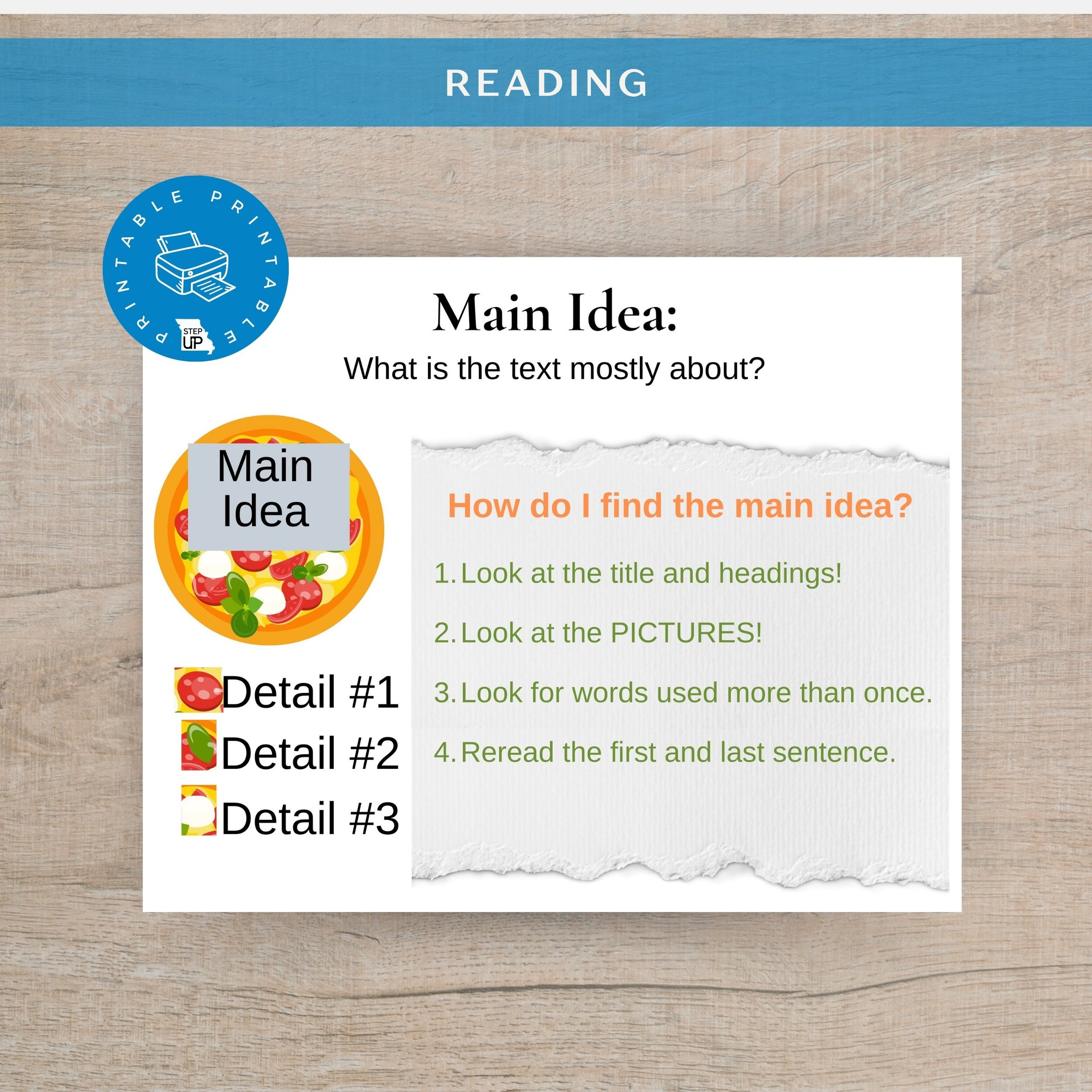 How to Find the Main Idea