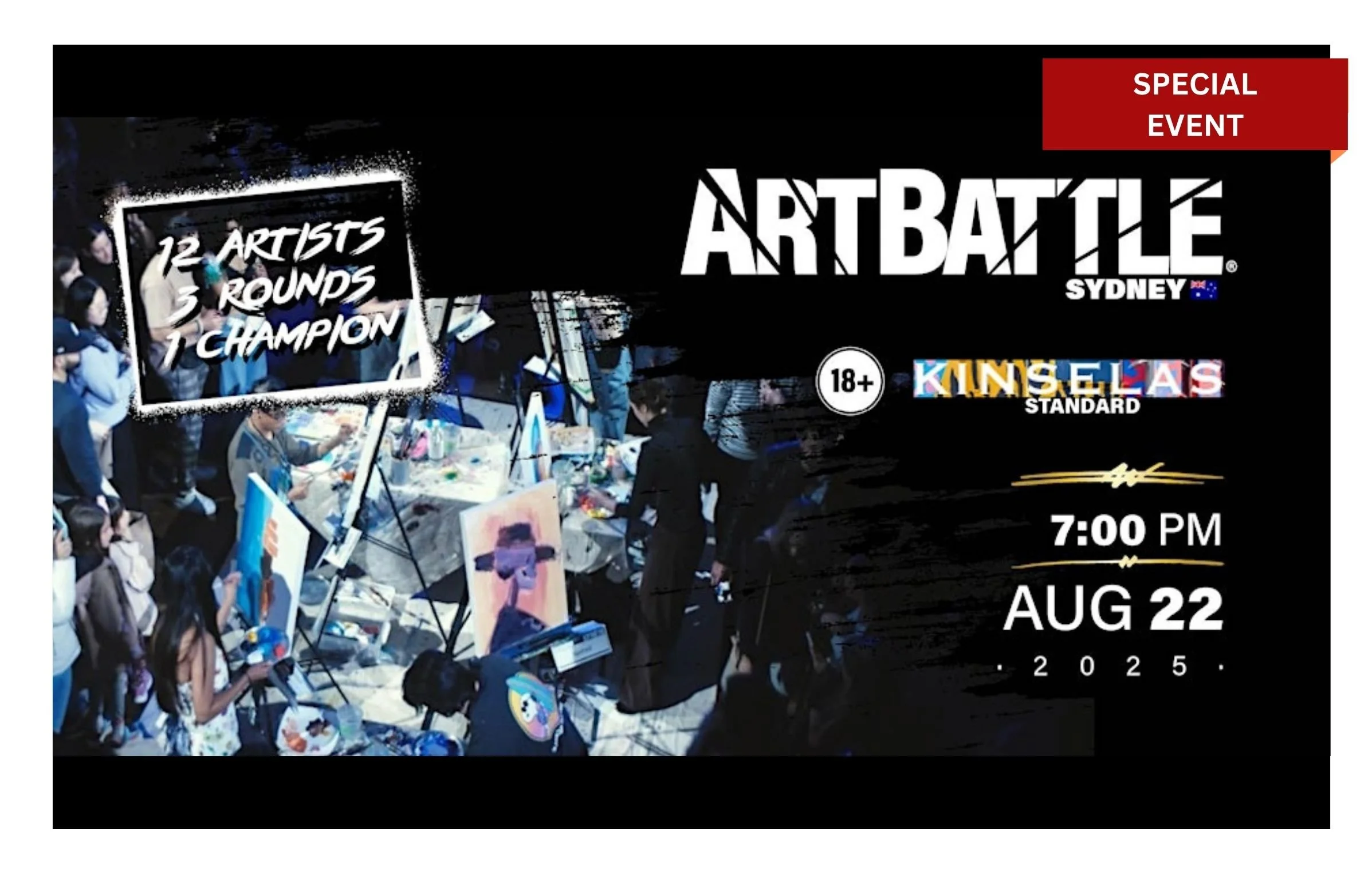 Join Fabio at Art Battle Sydney