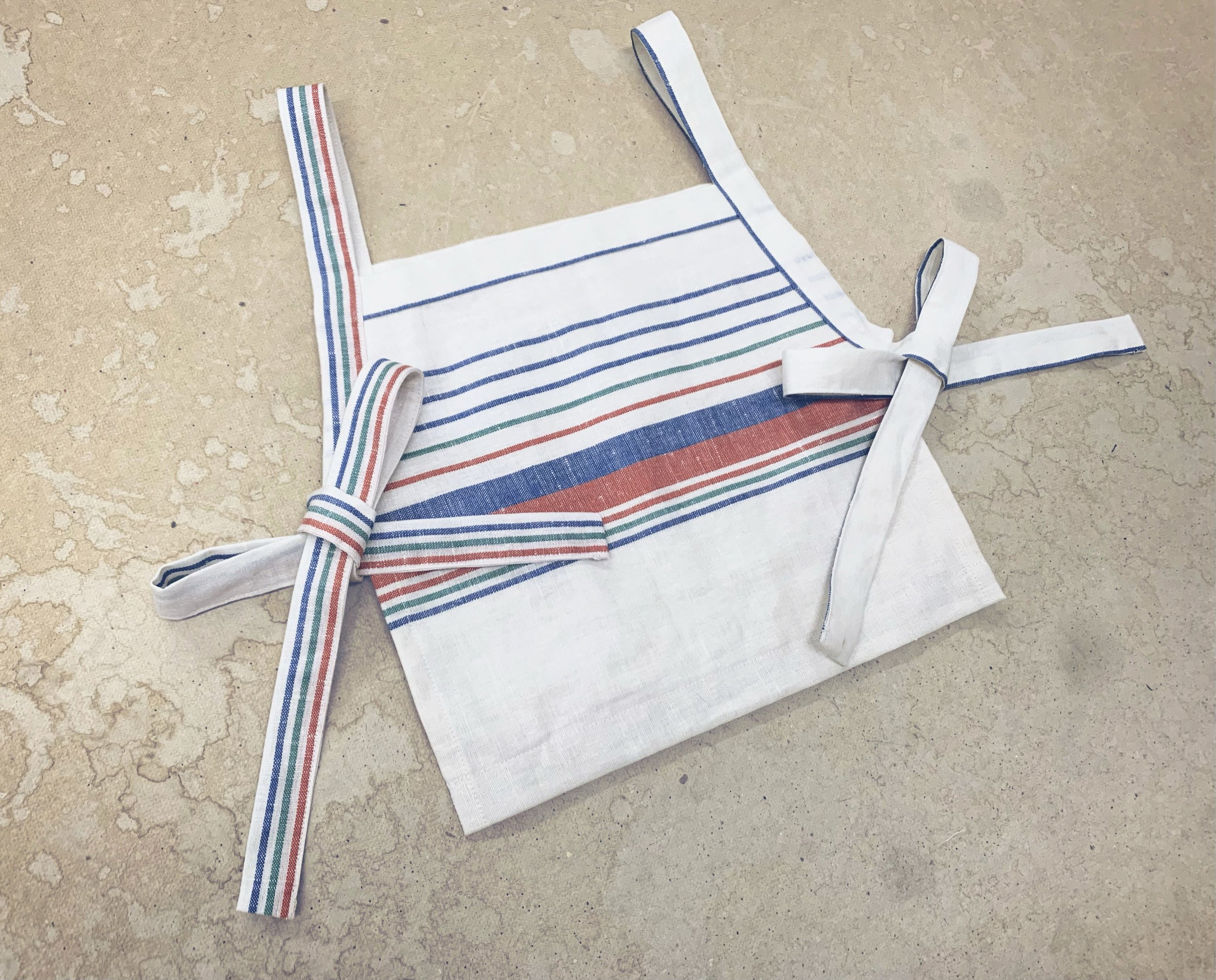 Apron Top with Side Ties