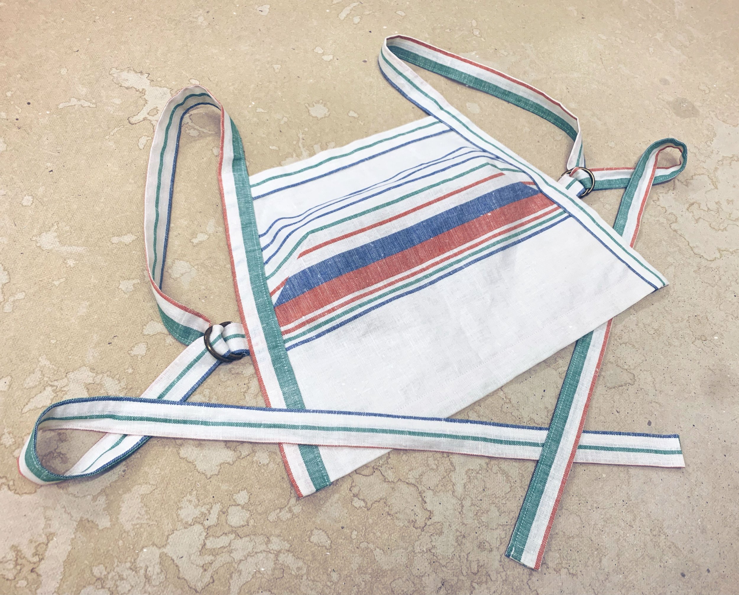Apron Tie Back Top