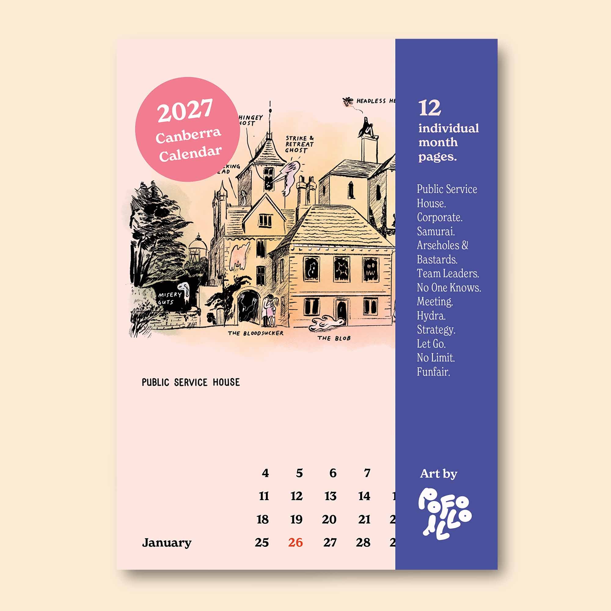 New! Canberra Calendar 2027