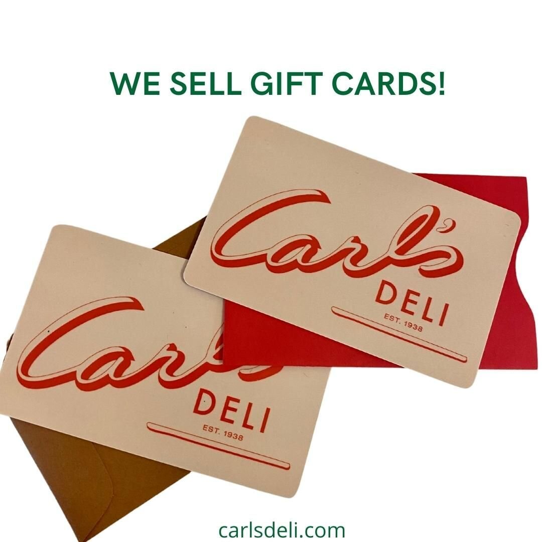 WE SELL GIFT CARDS!