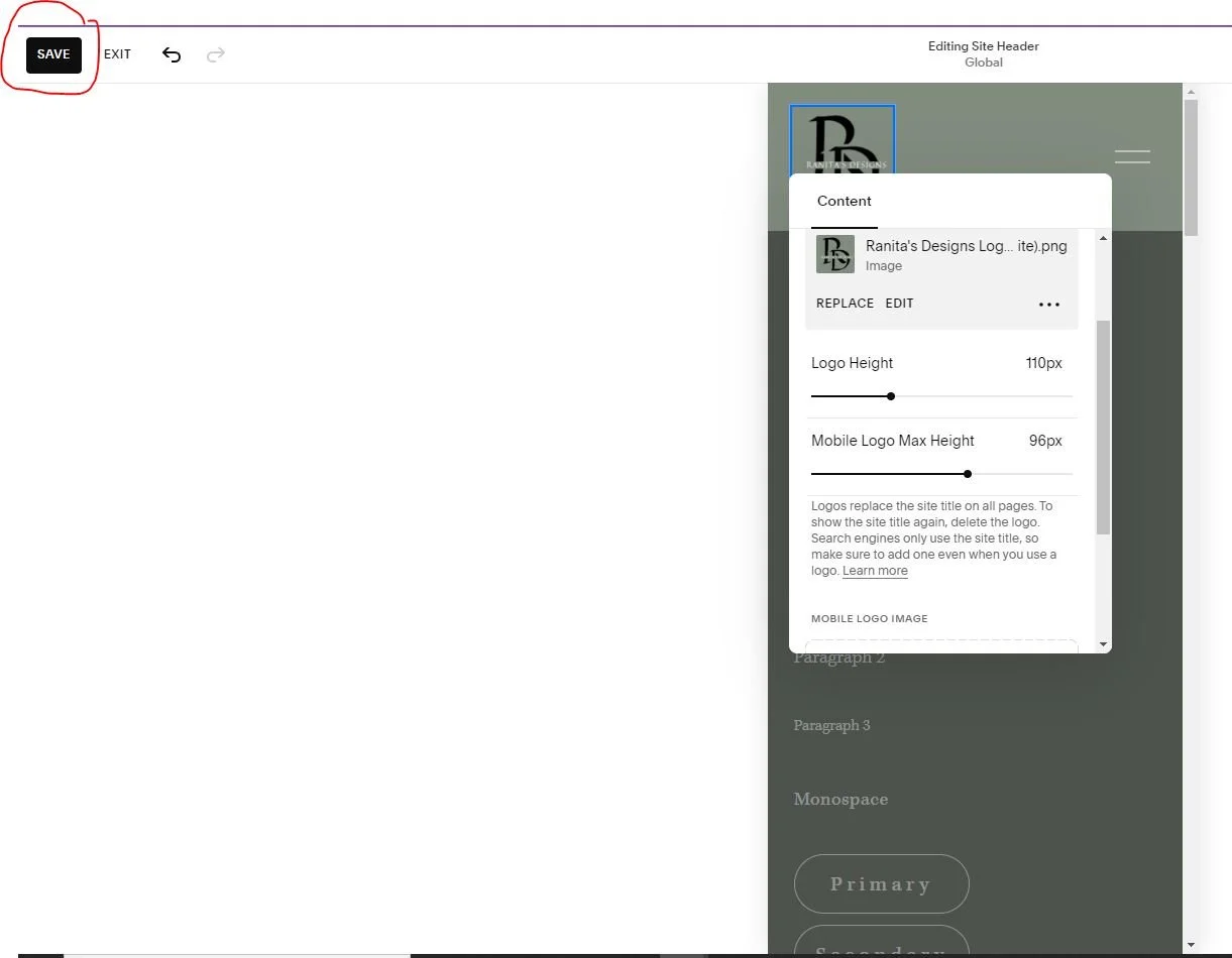 How to Change Your Squarespace Logo — Gold Standard Design