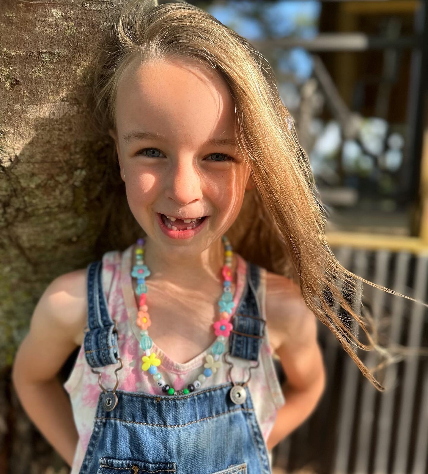 Hannie lost her first tooth.
Two minutes after that,
she lost her second tooth.

And when faced with the realization
that if she could just get one more out 
she would dethrone big cuzzie Eli in
the family record for most teeth lost
in a day (he was 